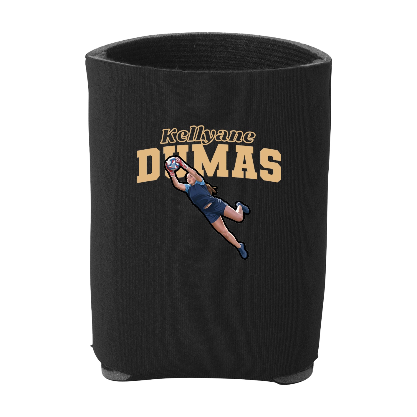 Can Holder — Name Arch in Black