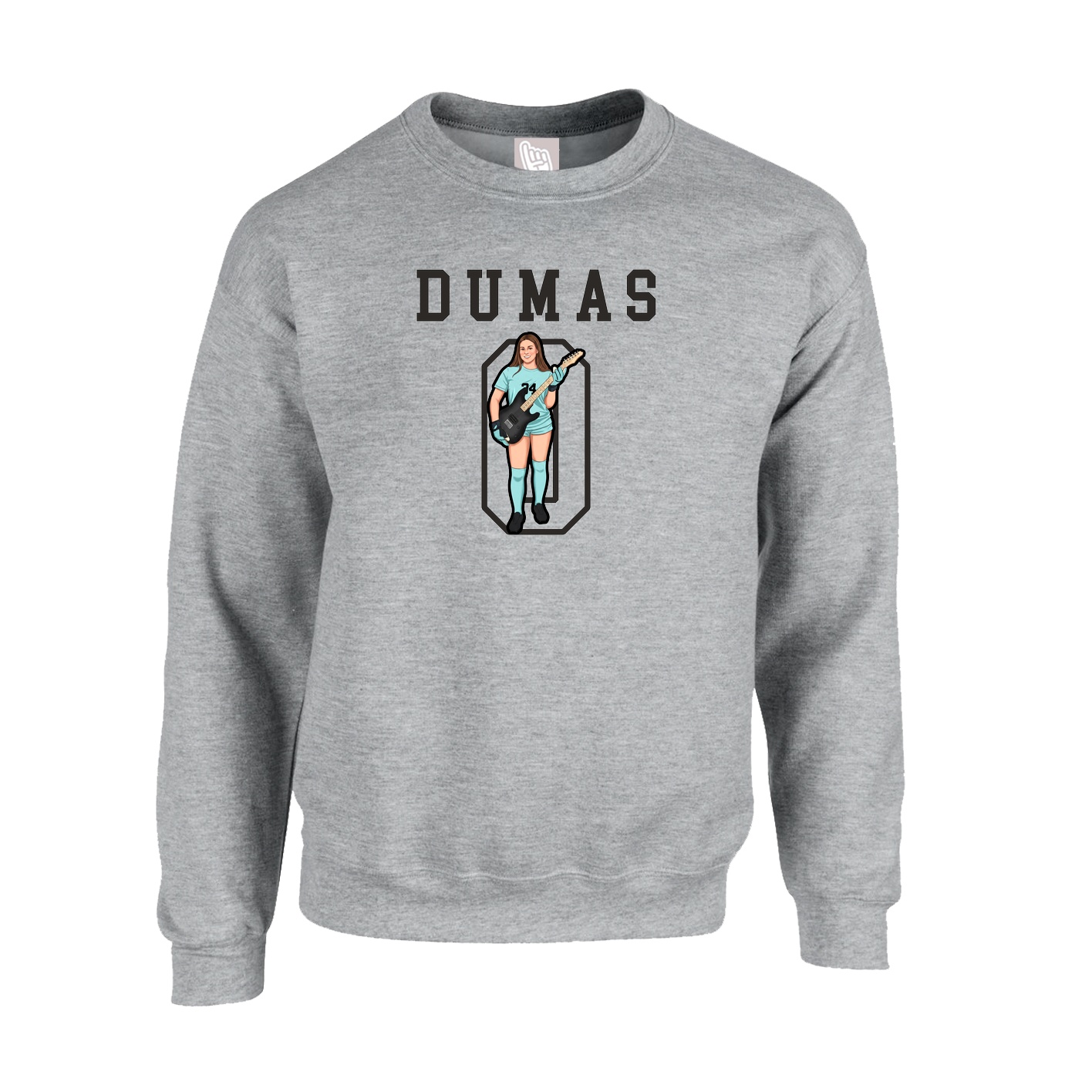 Fleece Crew — Shirsey in Grey