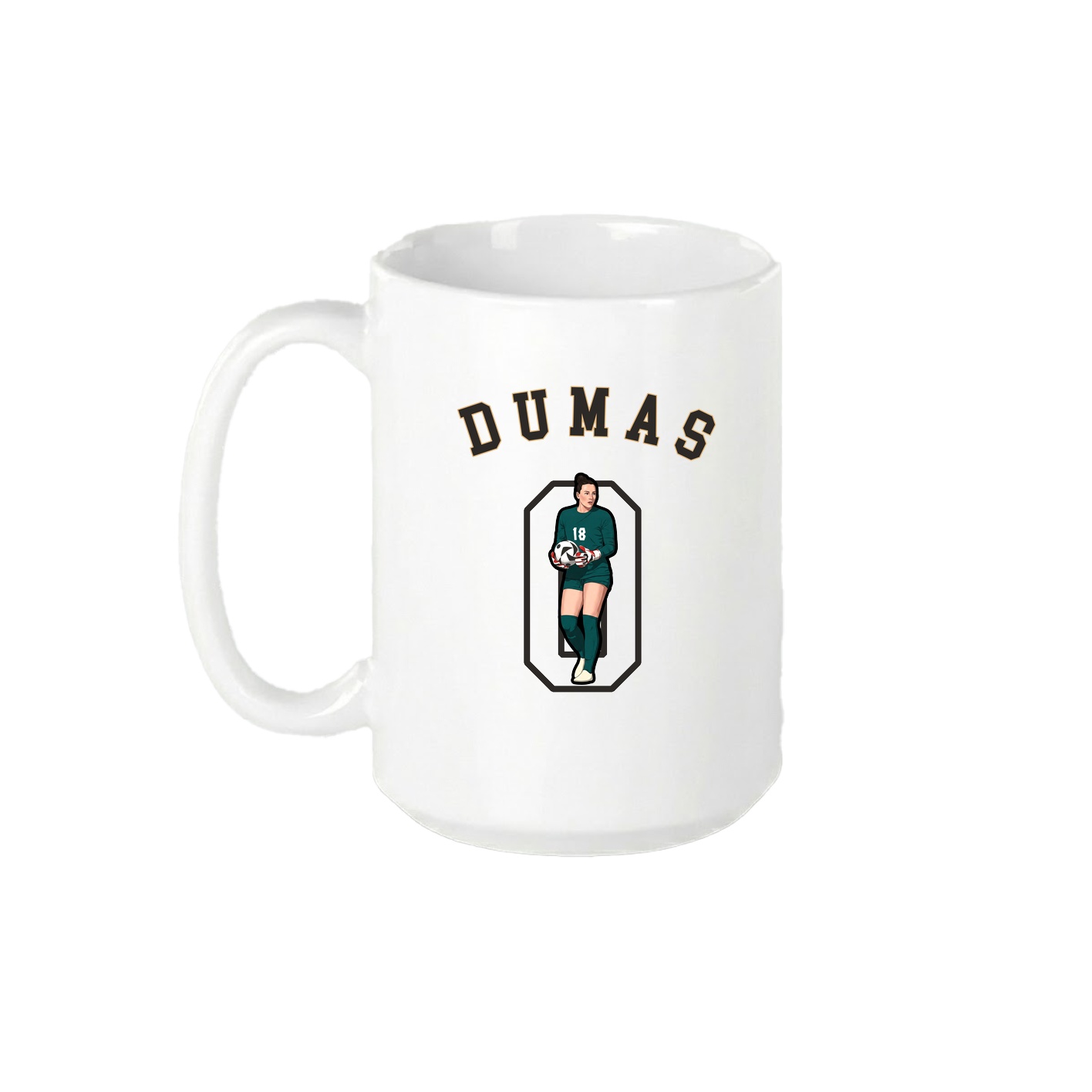 15oz Coffee Mug — Shirsey Arch in White