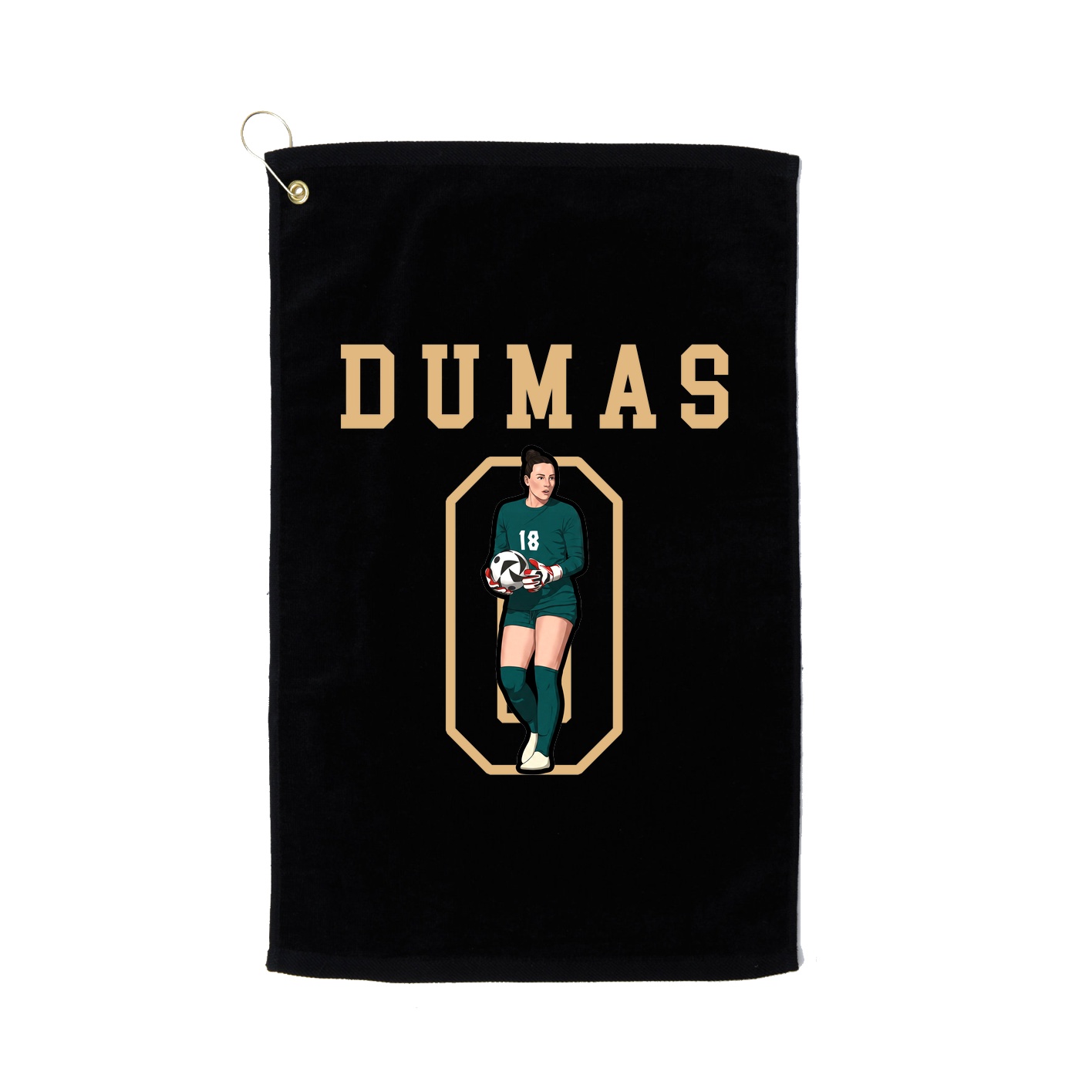 Golf Towel — Shirsey in Black