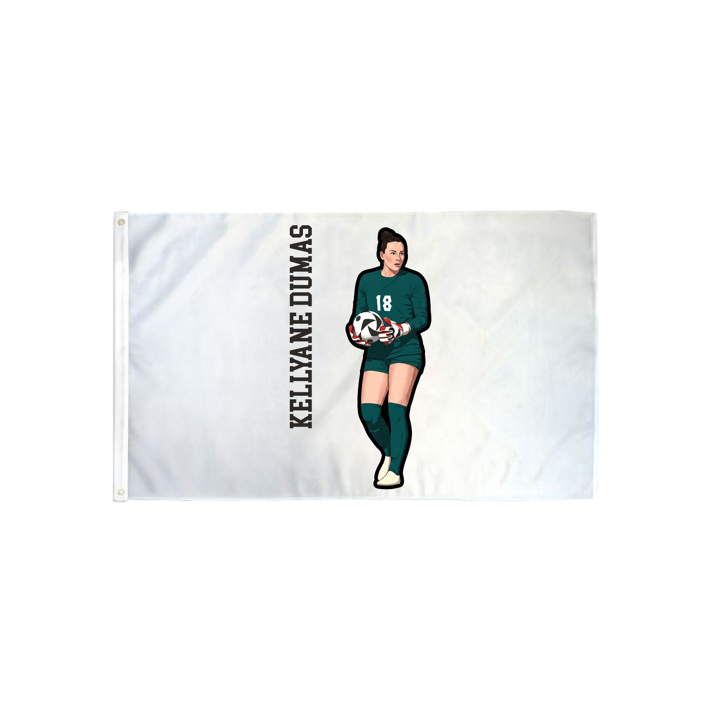 3x5 Flag — Name Vertical in Classic