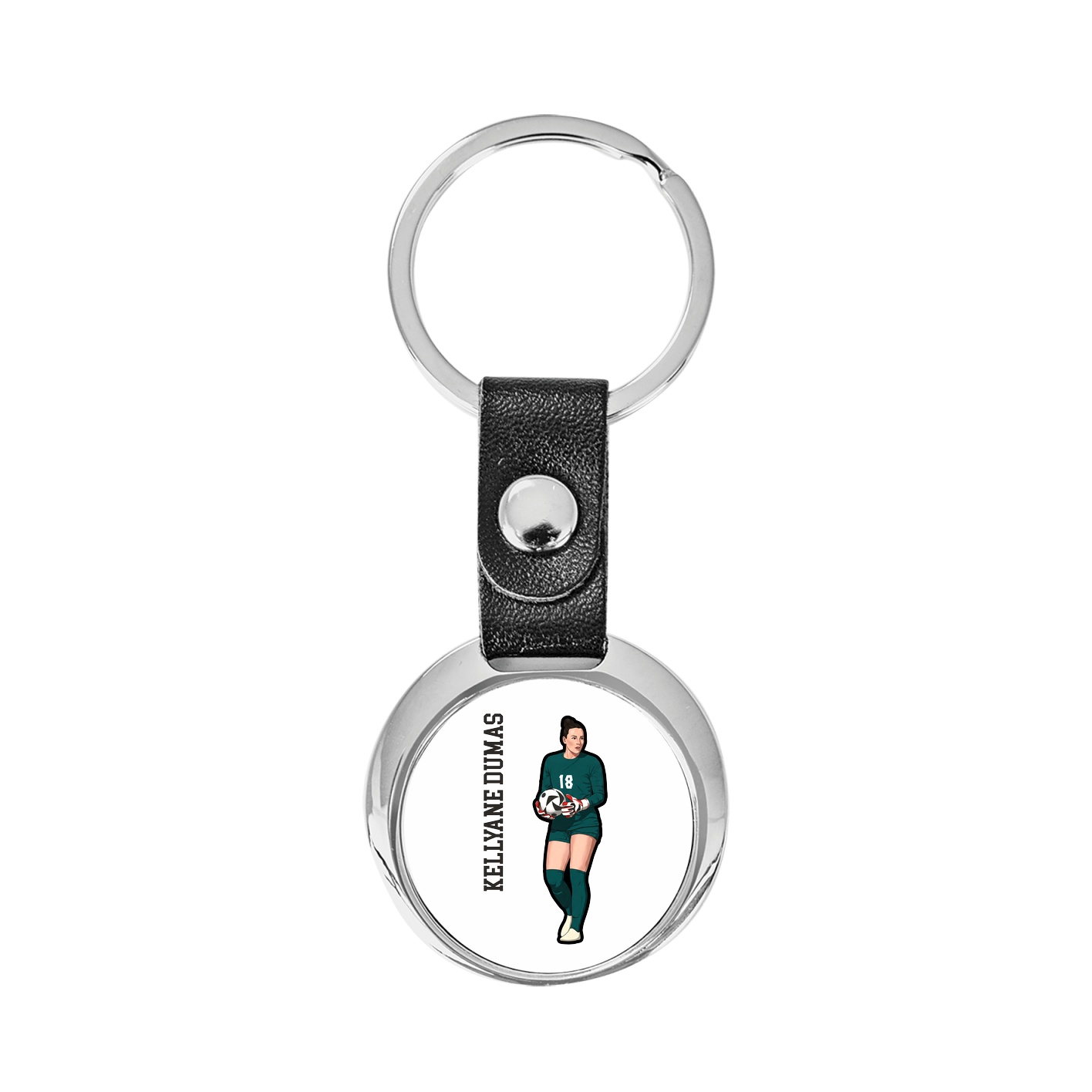 Key Chain — Name Vertical in Classic