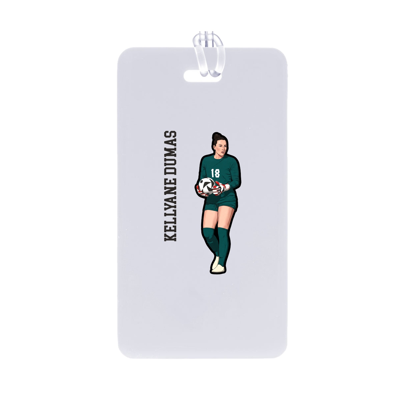Bag Tag — Name Vertical in Classic