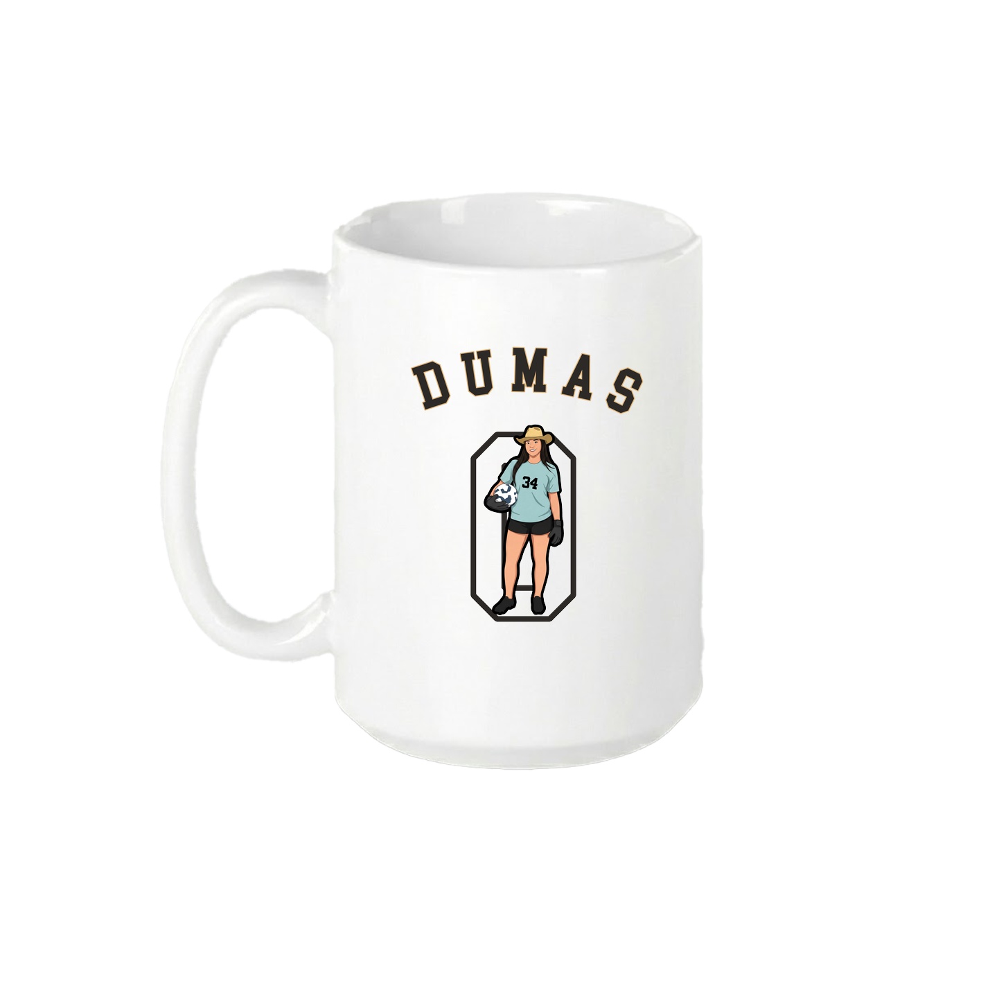 15oz Coffee Mug — Shirsey Arch in White