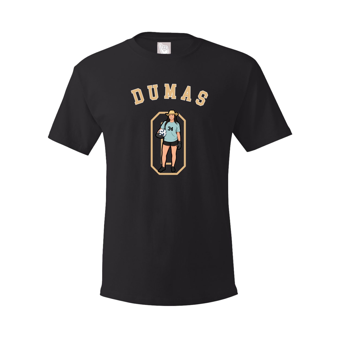 Youth Tee — Shirsey Arch in Black