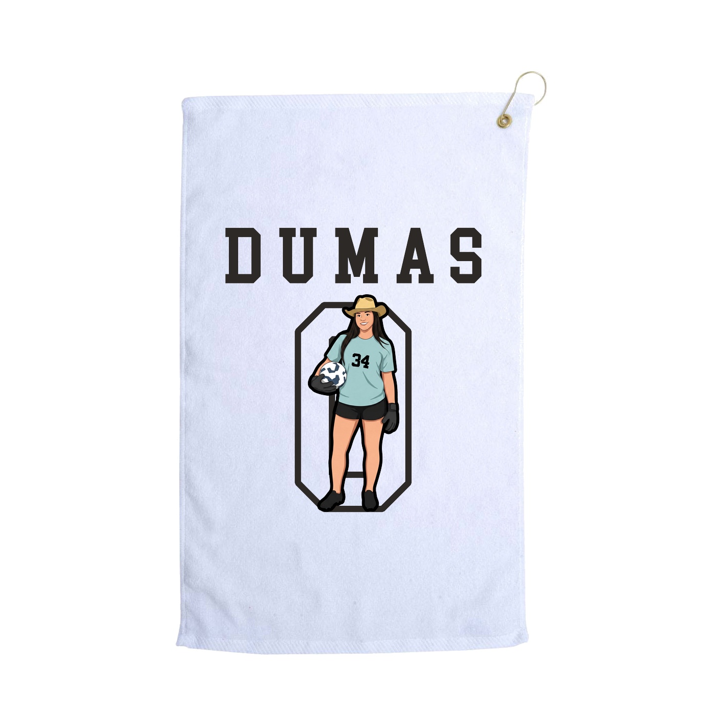 Golf Towel — Shirsey in White