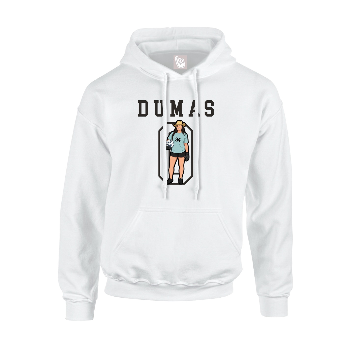Youth Hoodie — Shirsey in White