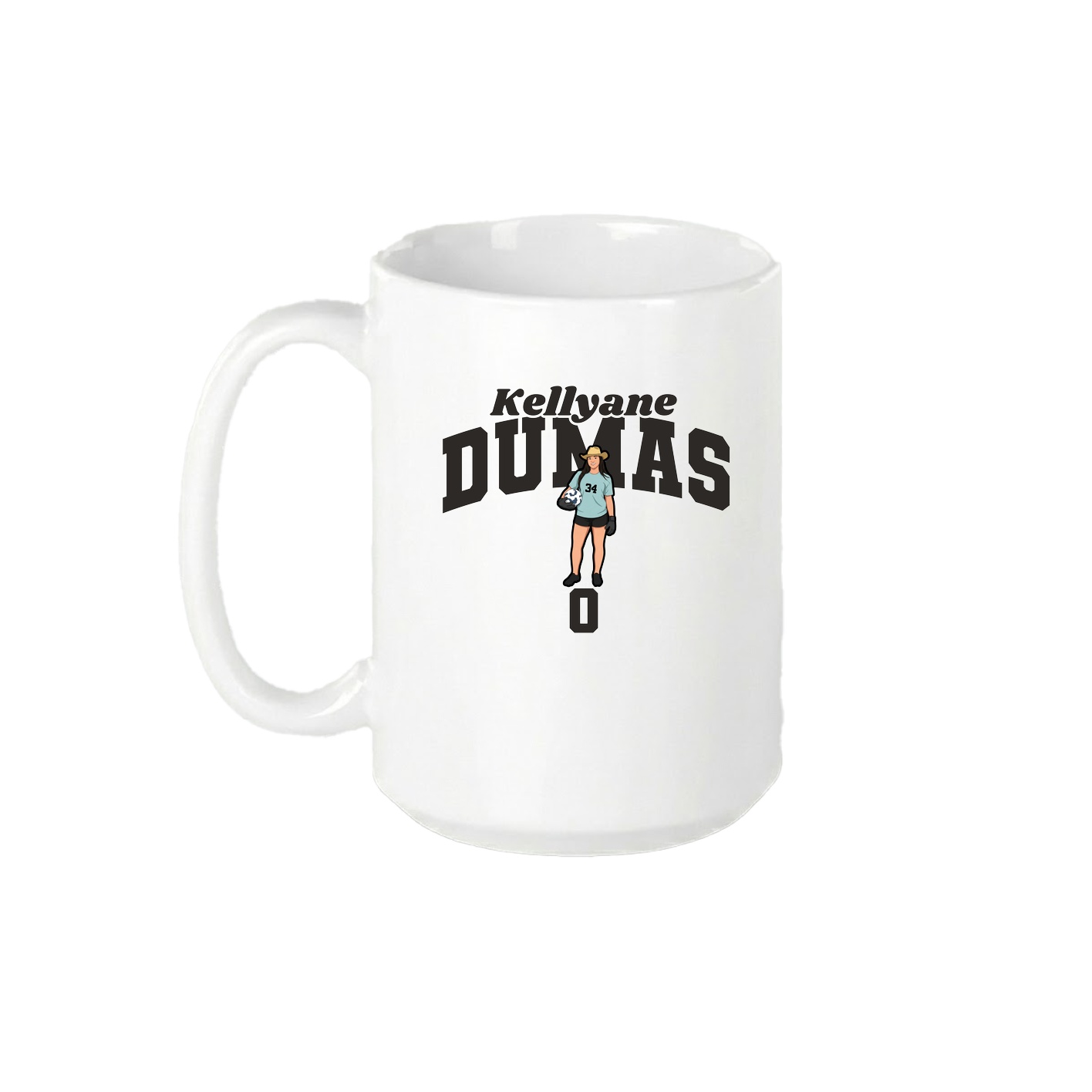 15oz Coffee Mug — Signature Arch in White
