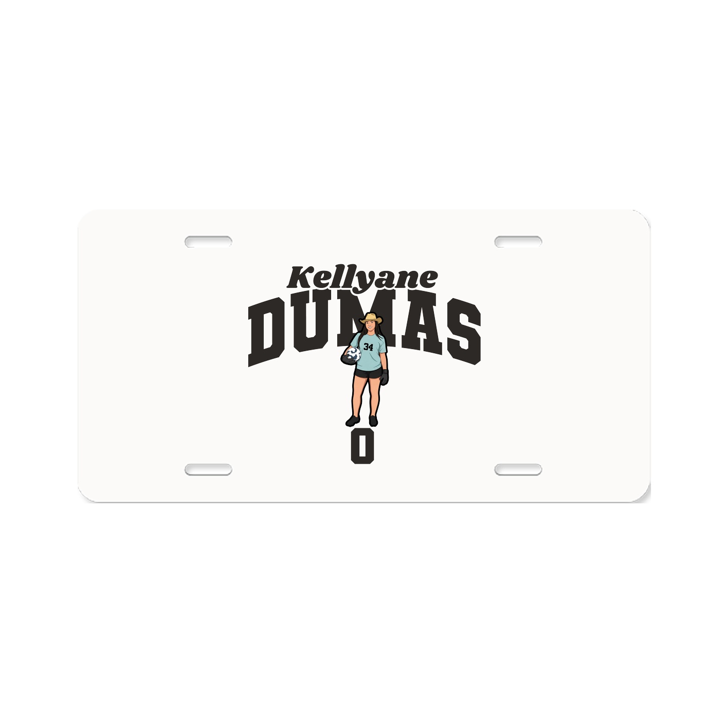 License Plate — Signature Arch in Classic