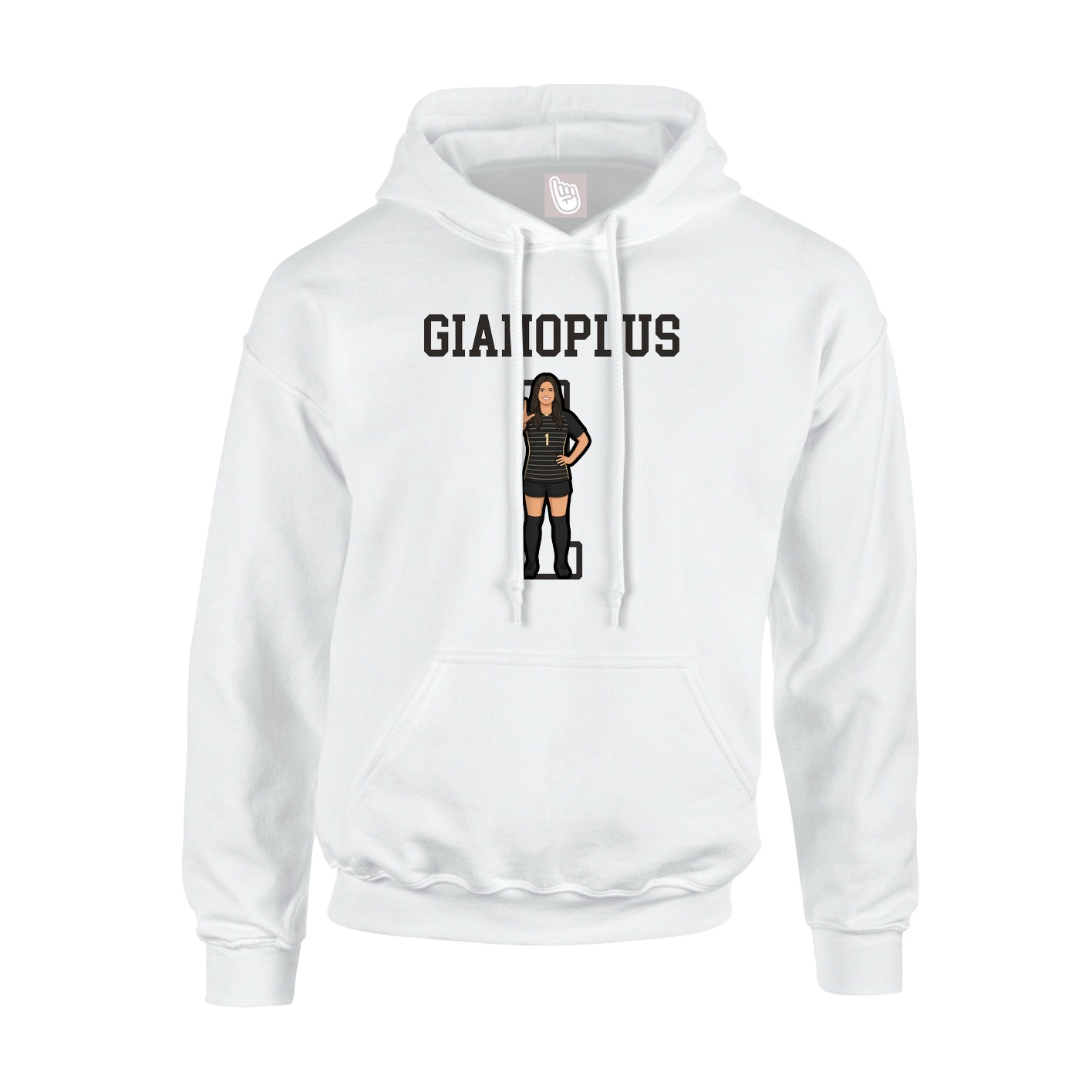 Hoodie — Shirsey in White