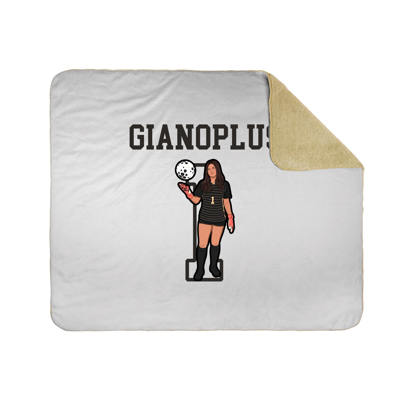 Throw Blanket — Shirsey in White