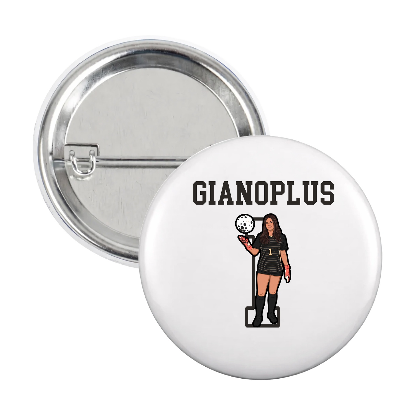 Game Day Button — Shirsey in White
