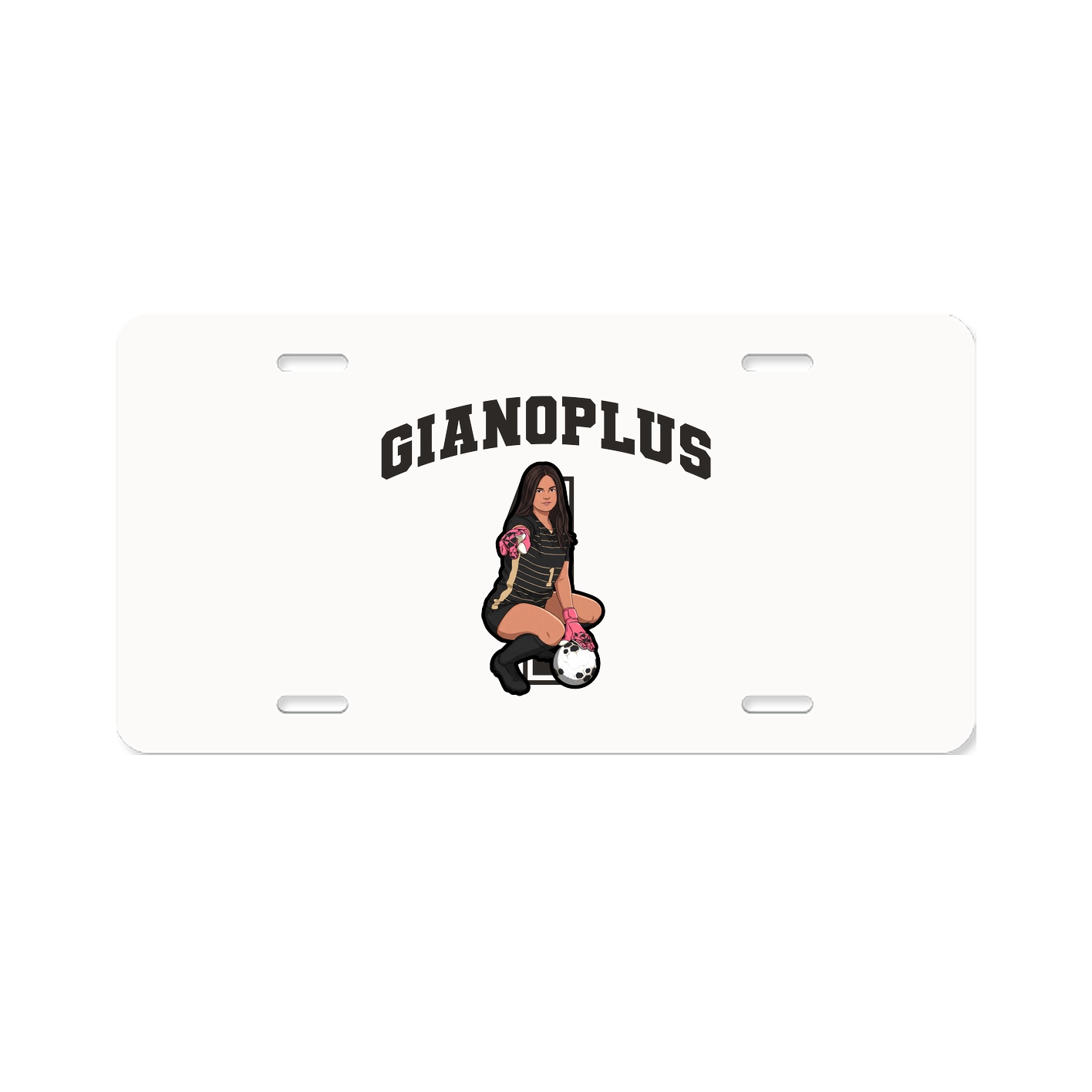 License Plate — Number in Classic