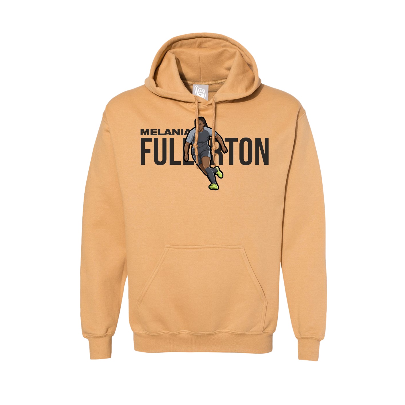 Hoodie — Player Name in Vegas Gold