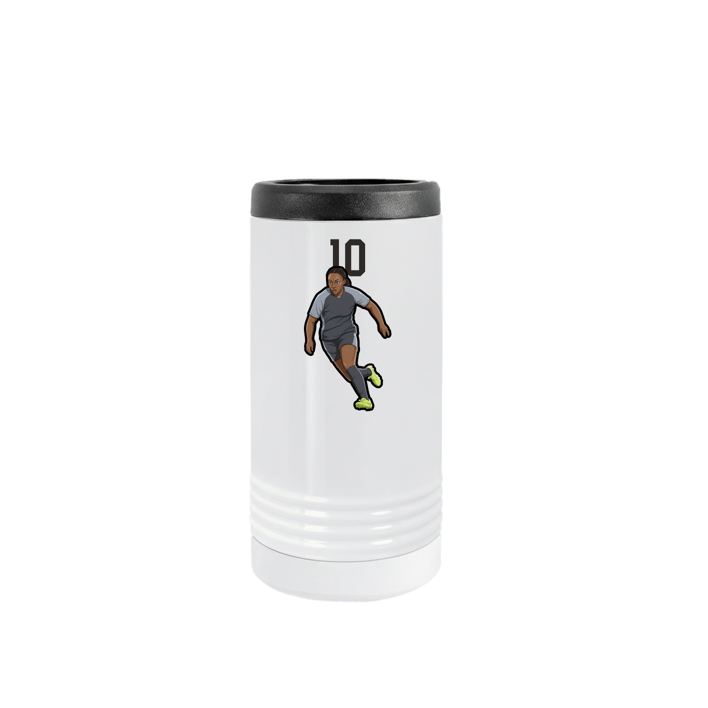 Slim Beverage Holder — Number Top in White