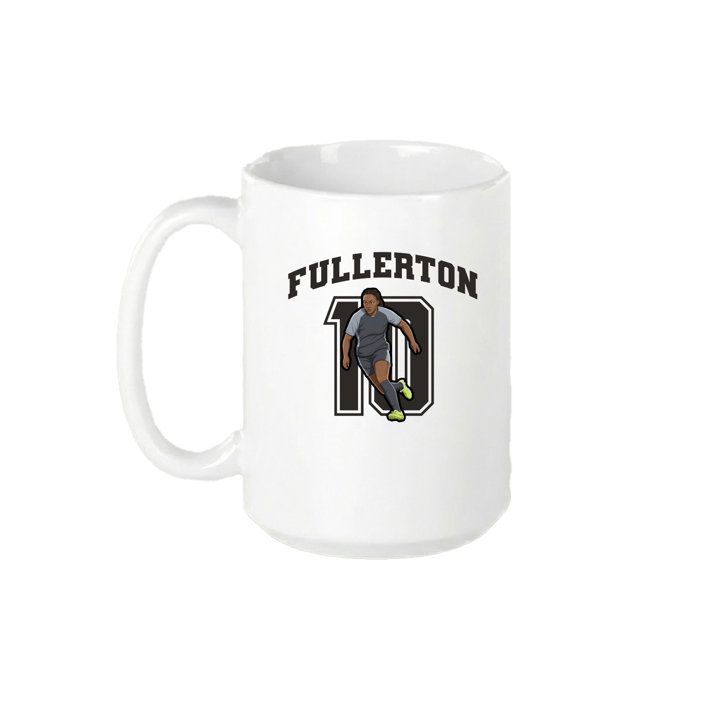 15oz Coffee Mug — Number in White