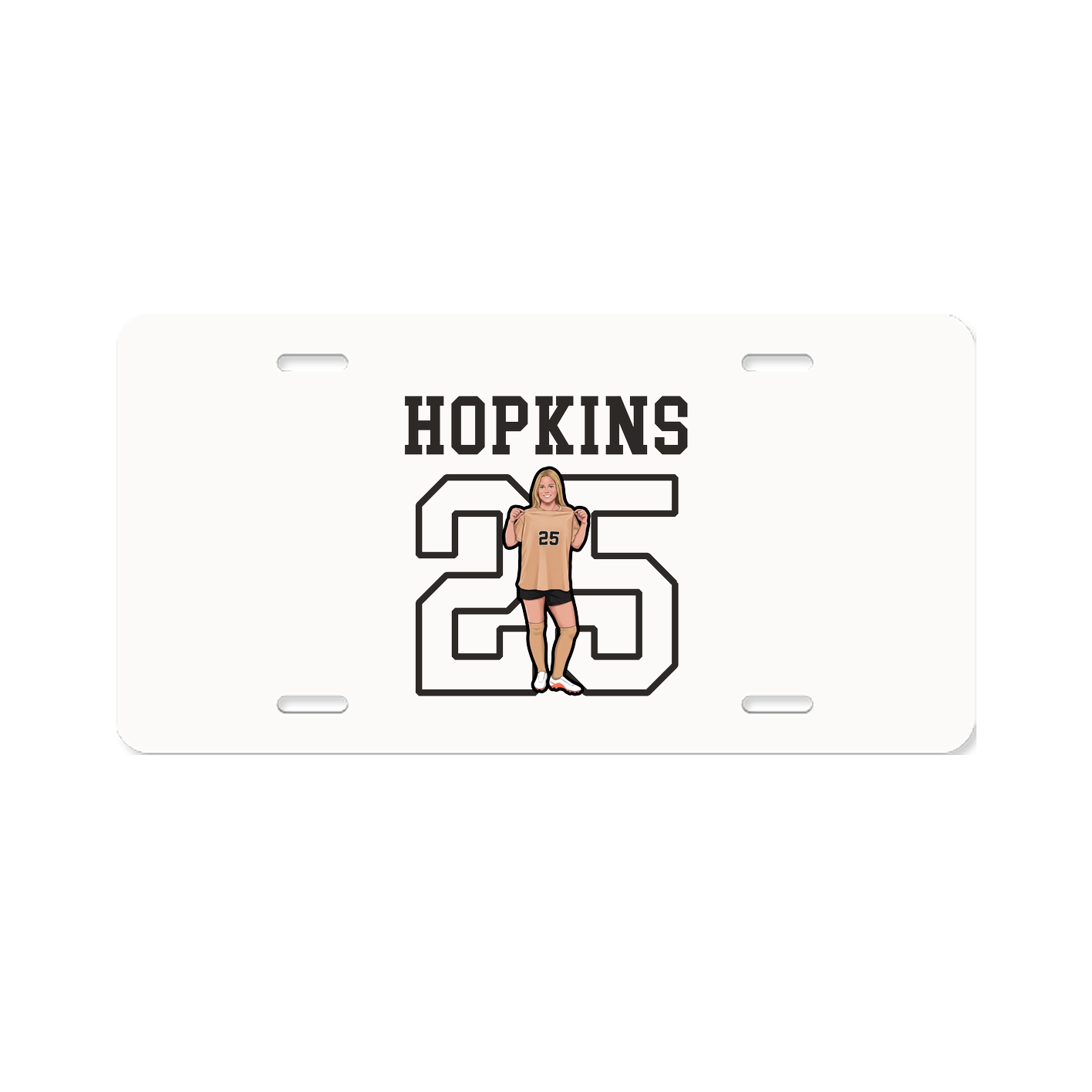 License Plate — Shirsey in Classic