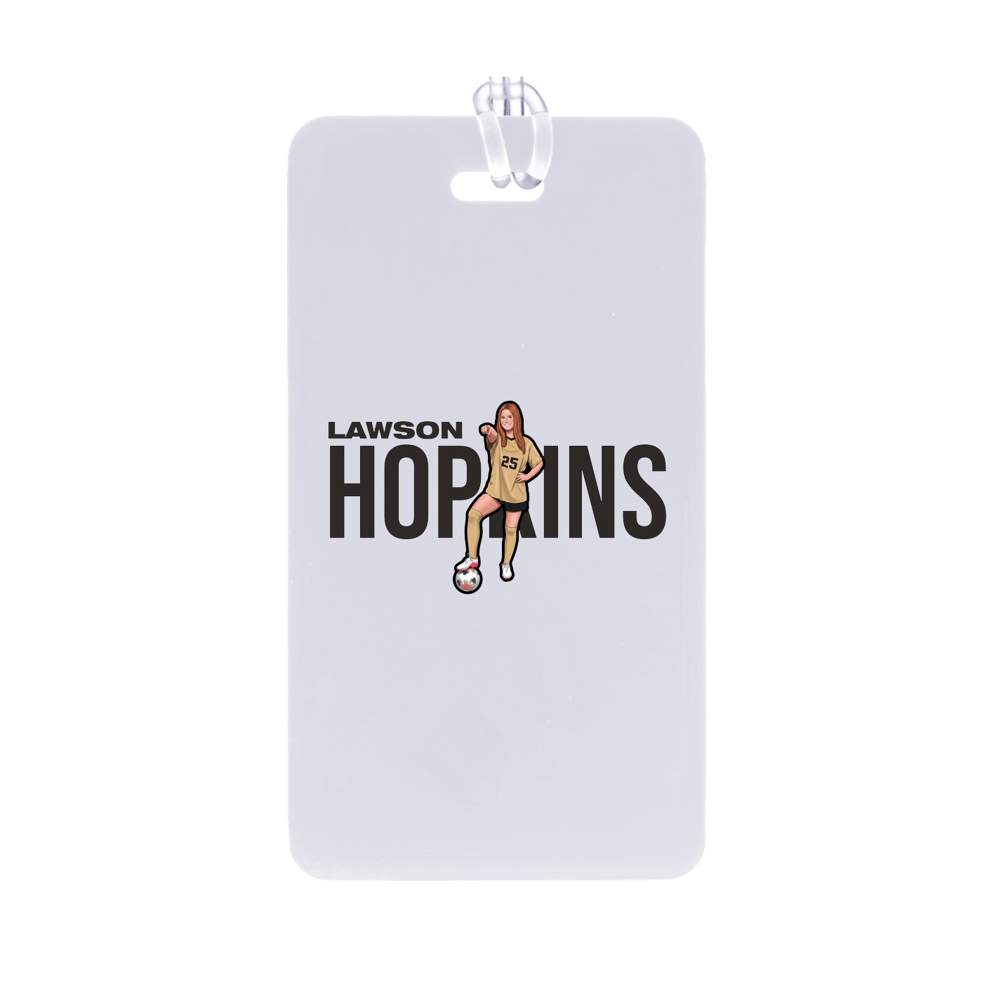 Bag Tag — Player Name in Classic