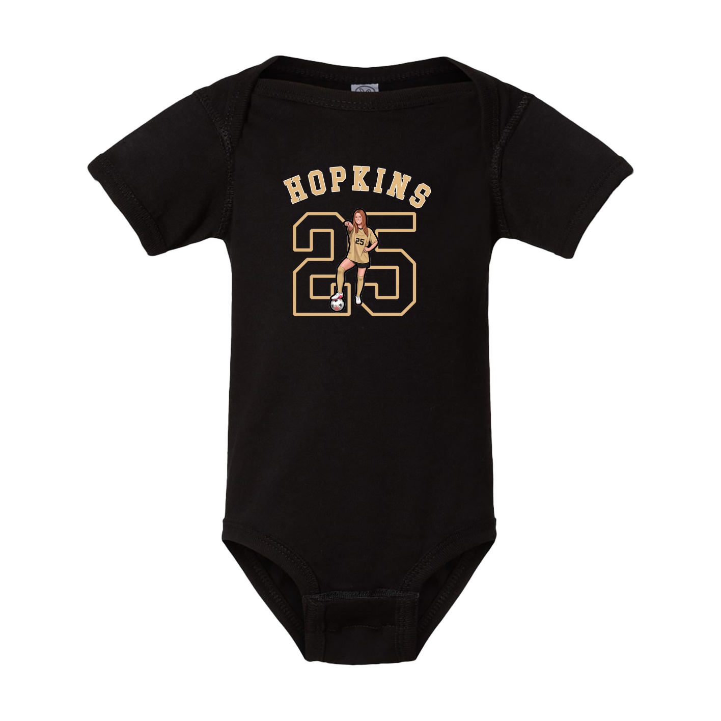 Baby Onesie — Shirsey Arch in Black