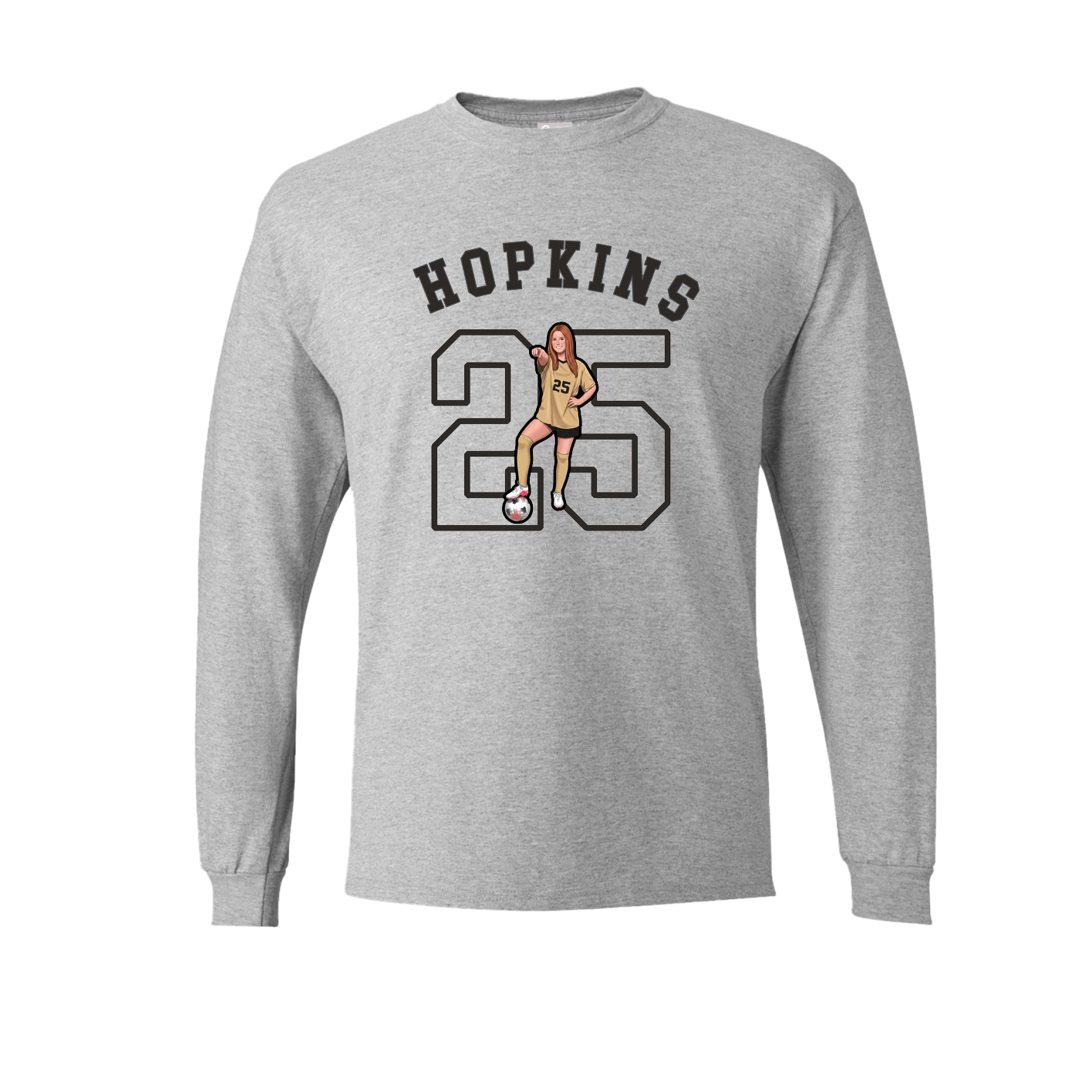 Long Sleeve Tee — Shirsey Arch in Grey