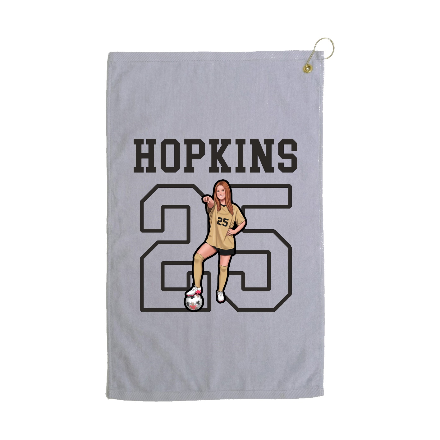 Golf Towel — Shirsey in Grey