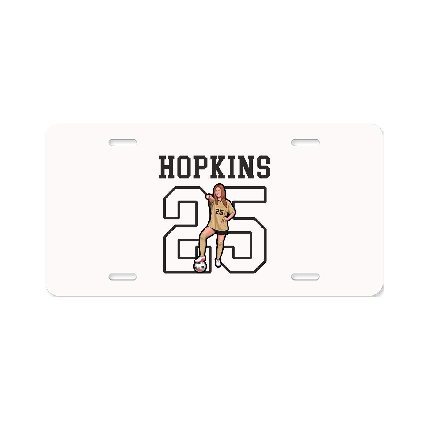 License Plate — Shirsey in Classic