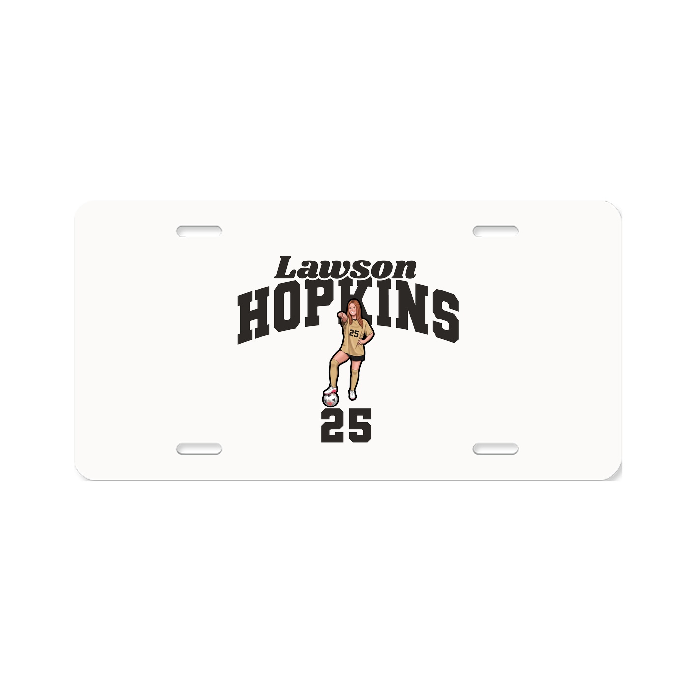 License Plate — Signature Arch in Classic