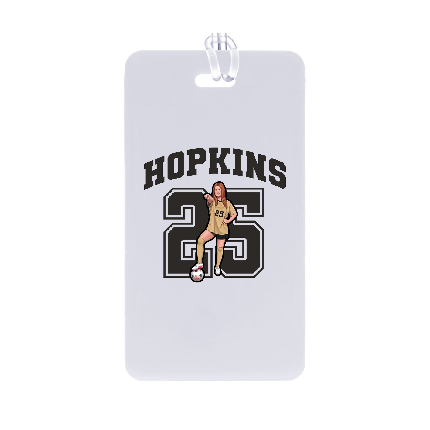Bag Tag — Number in Classic