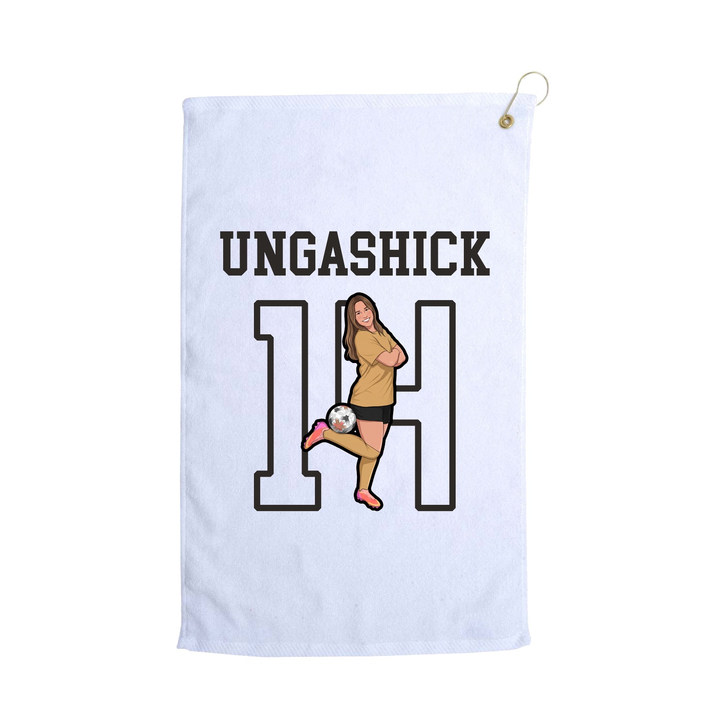 Golf Towel — Shirsey in White