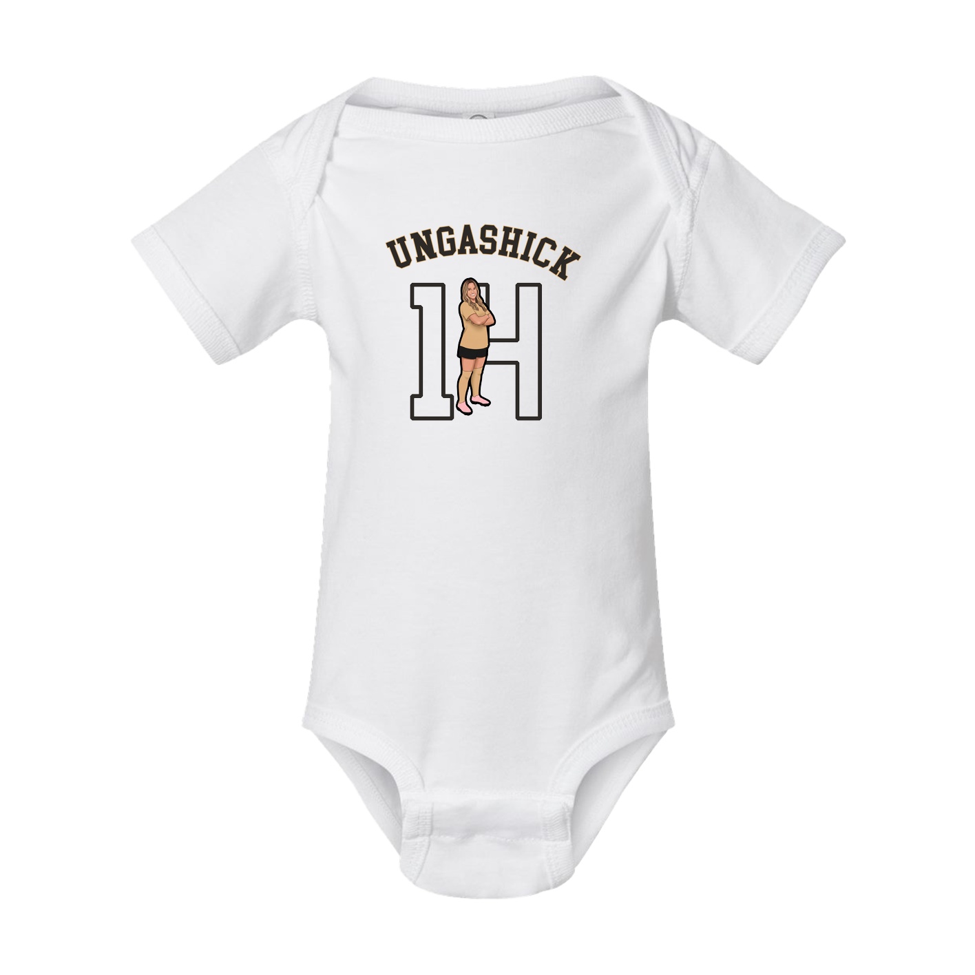 Baby Onesie — Shirsey Arch in White