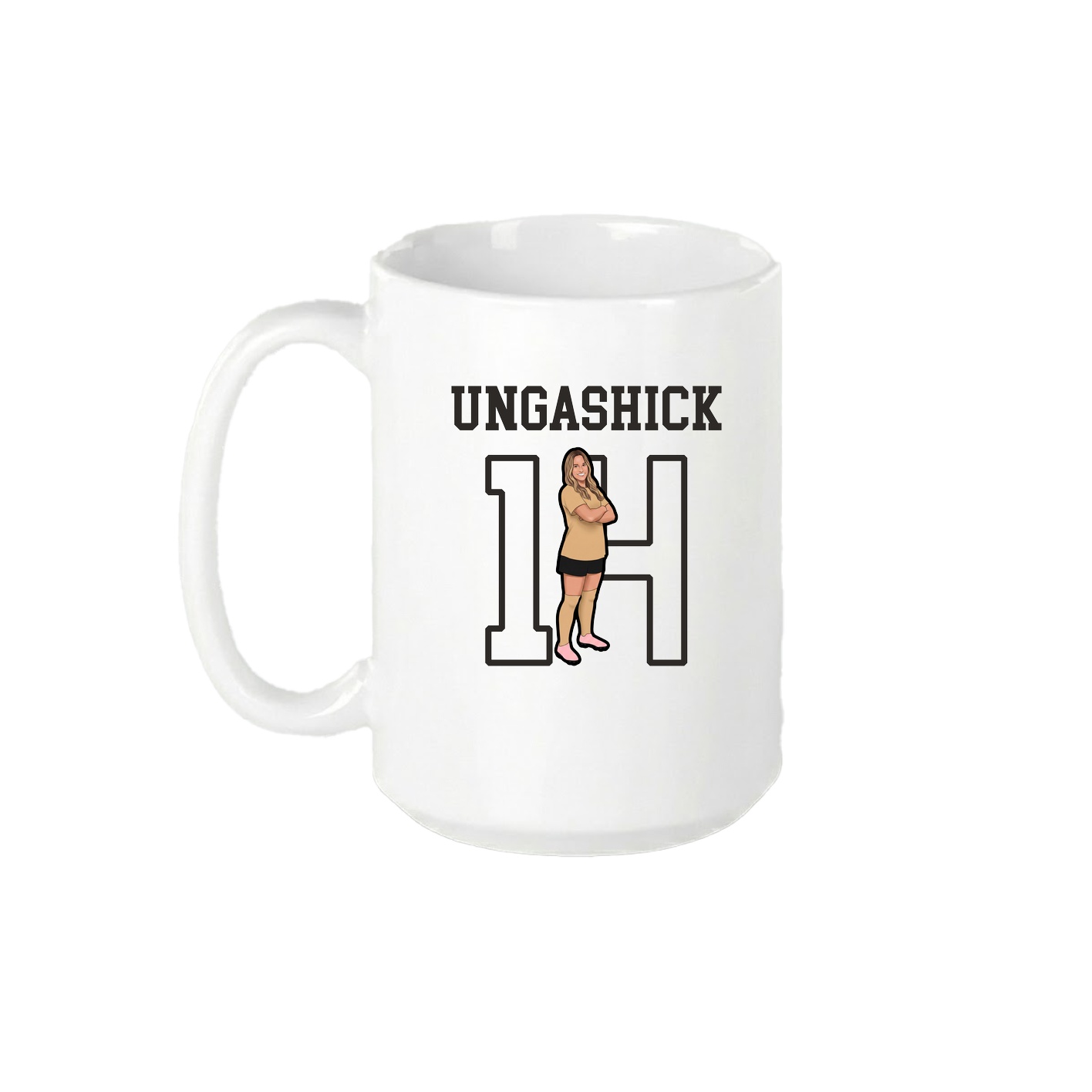 15oz Coffee Mug — Shirsey in White