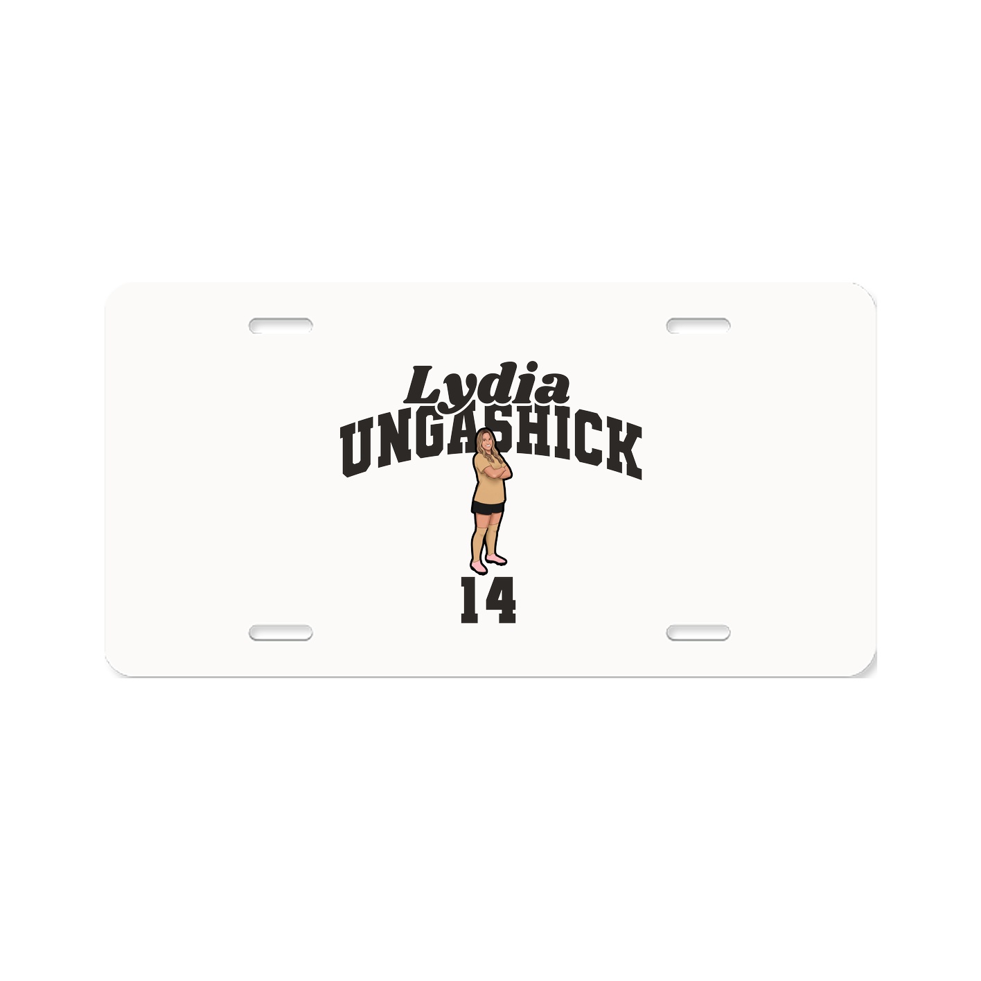 License Plate — Signature Arch in Classic