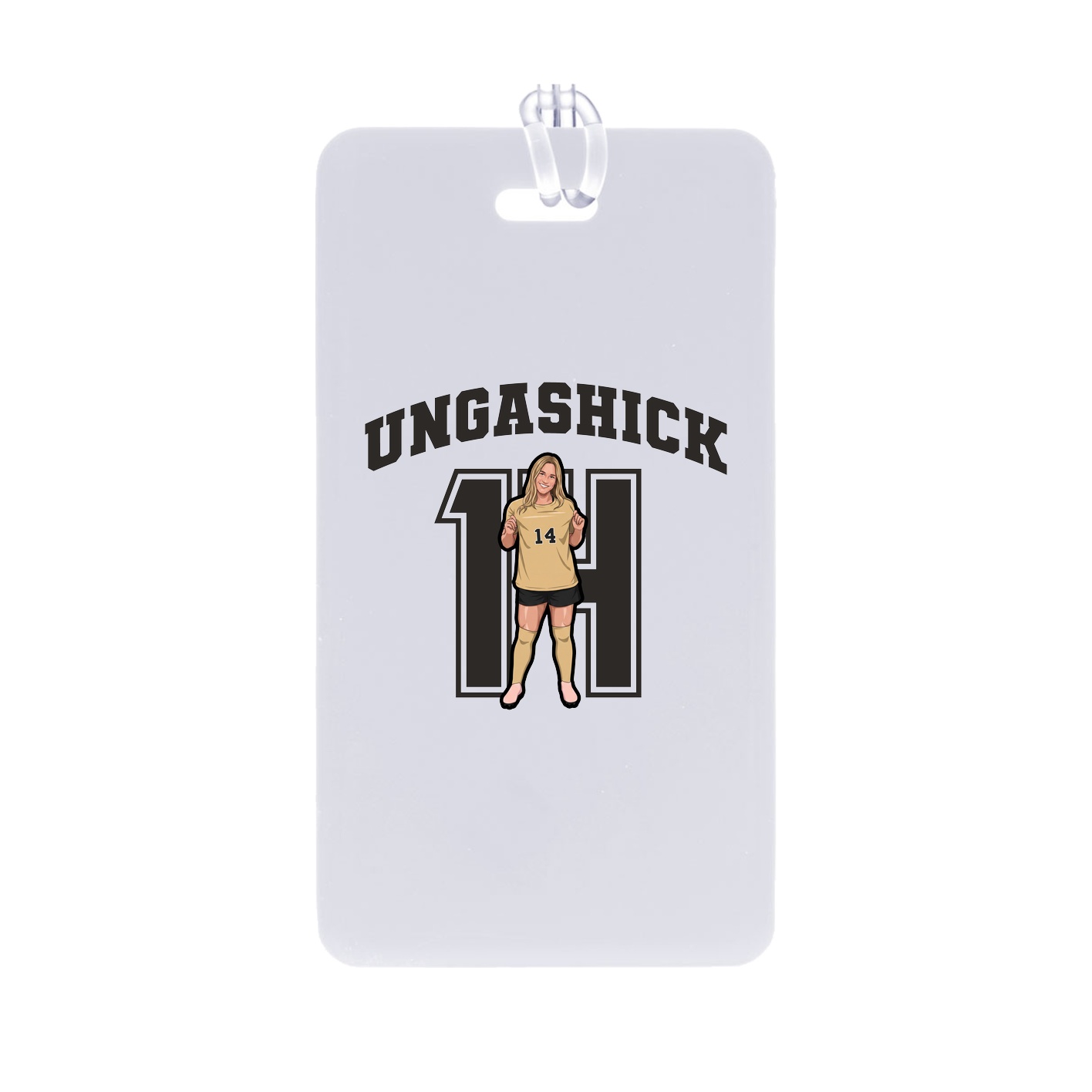 Bag Tag — Number in Classic