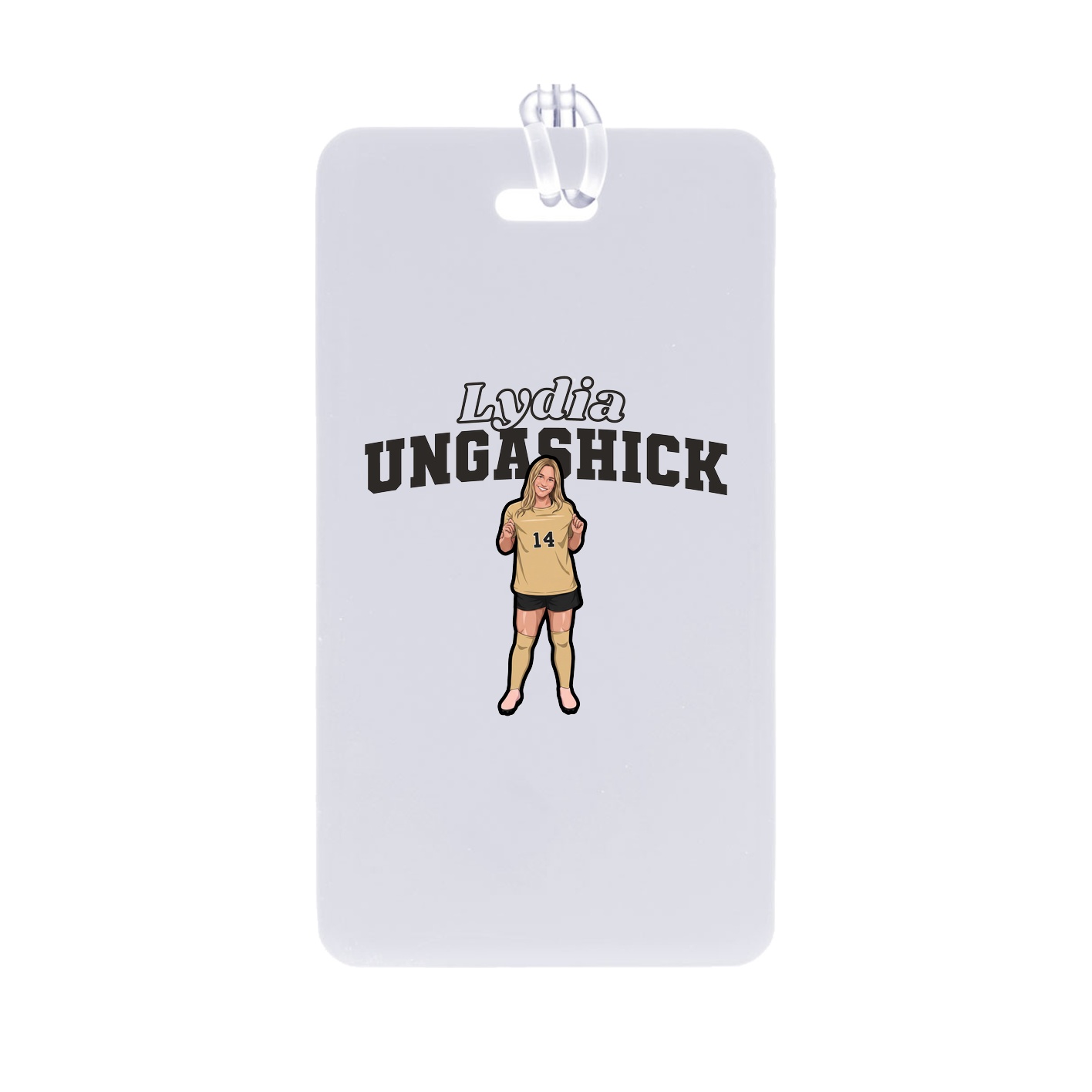 Bag Tag — Name Arch in Classic