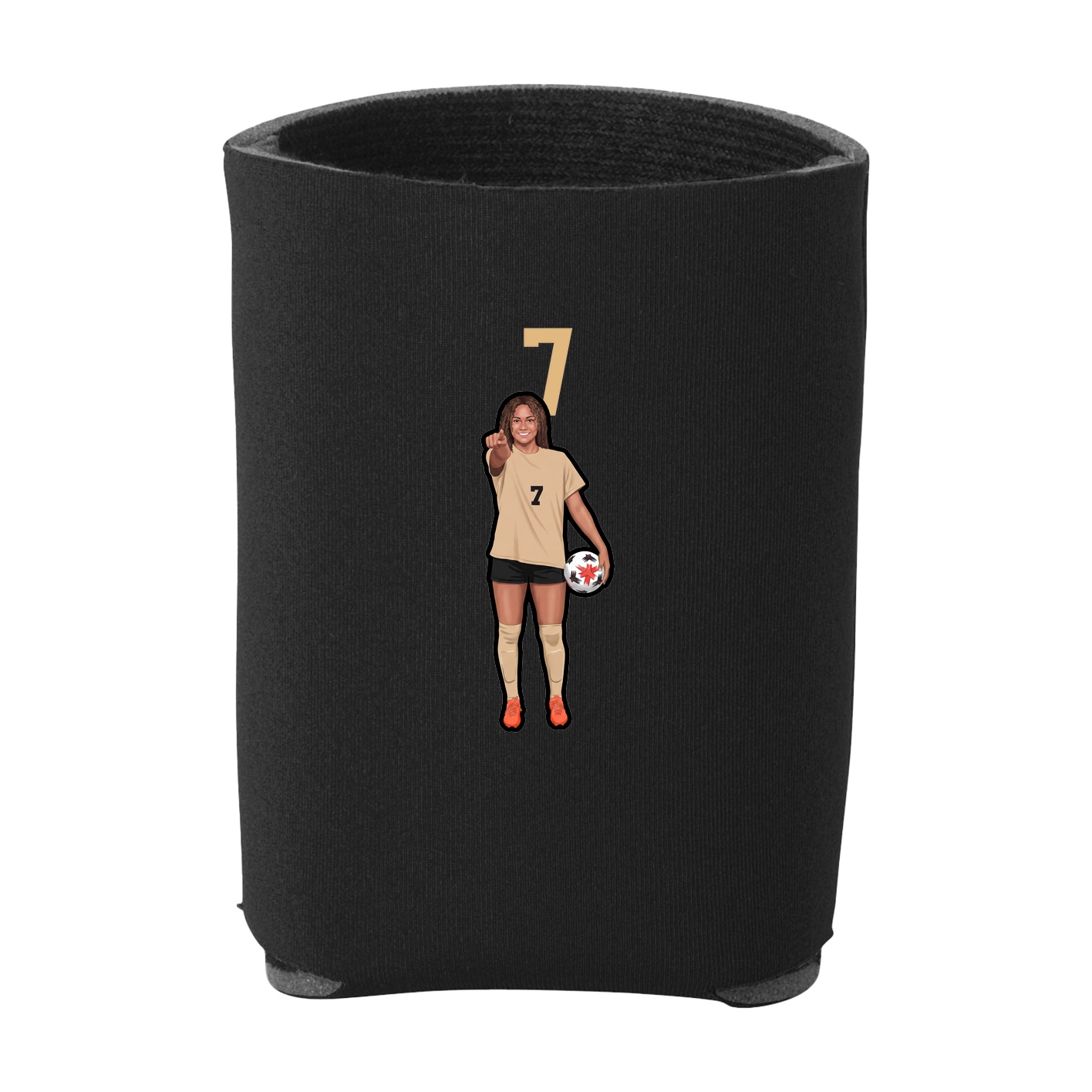 Can Holder — Number Top in Black