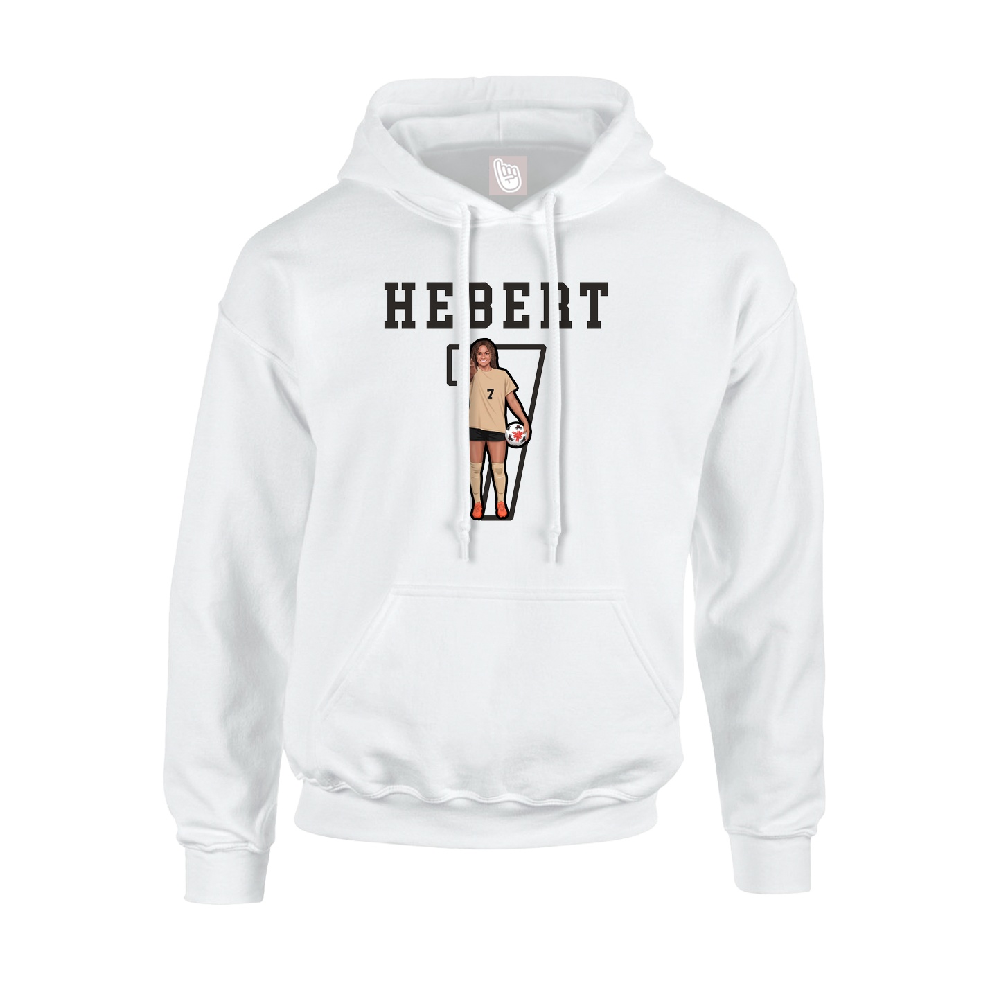 Youth Hoodie — Shirsey in White