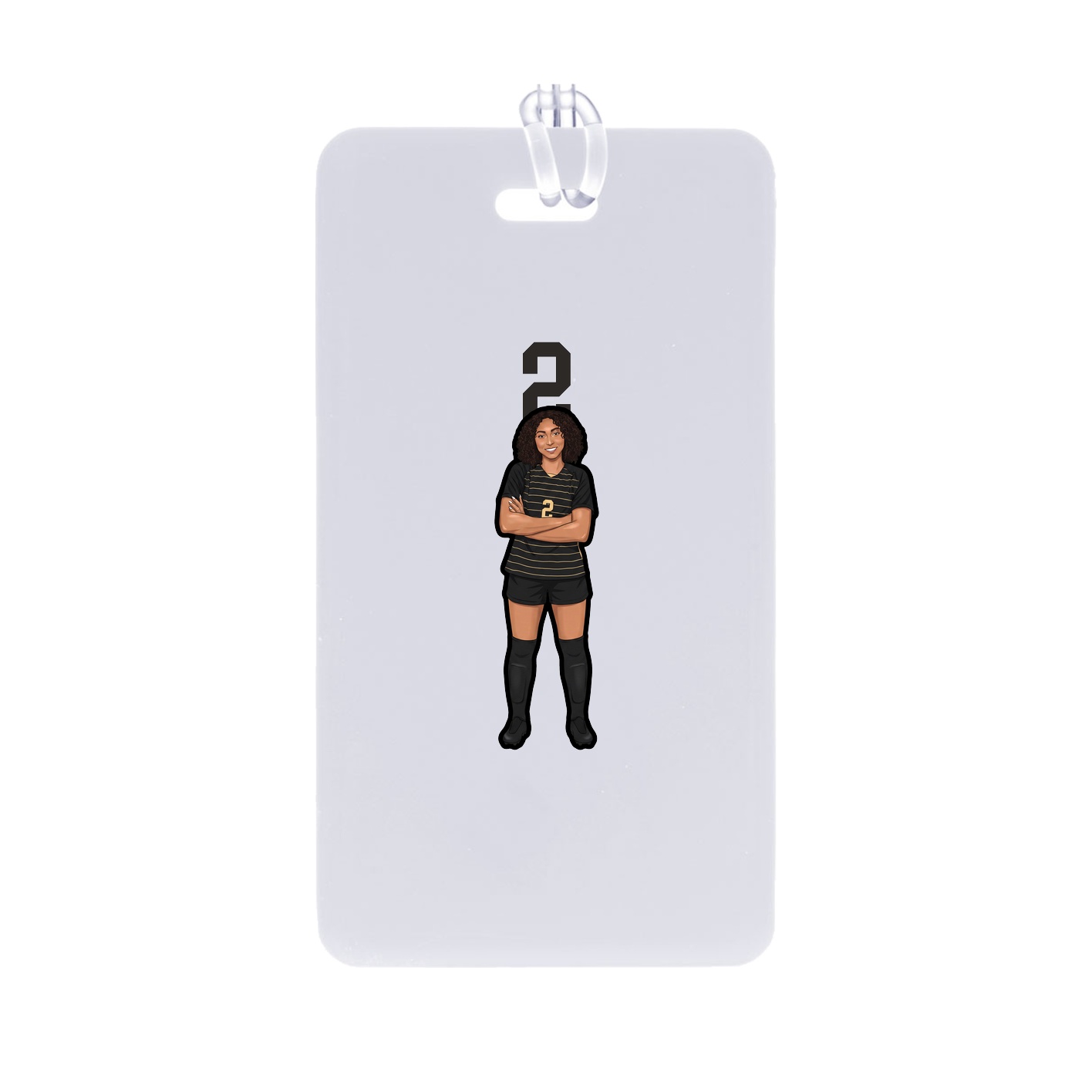 Bag Tag — Number Top in Classic