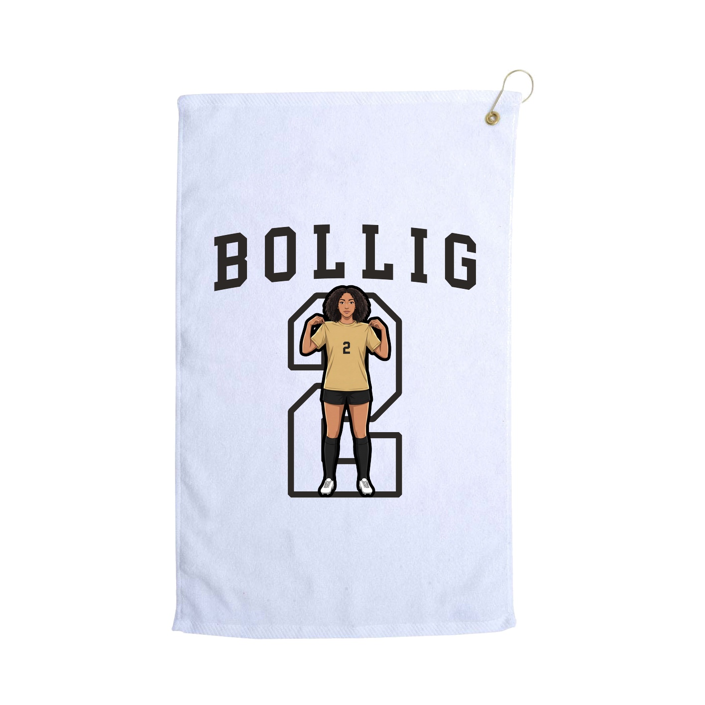 Golf Towel — Shirsey in White