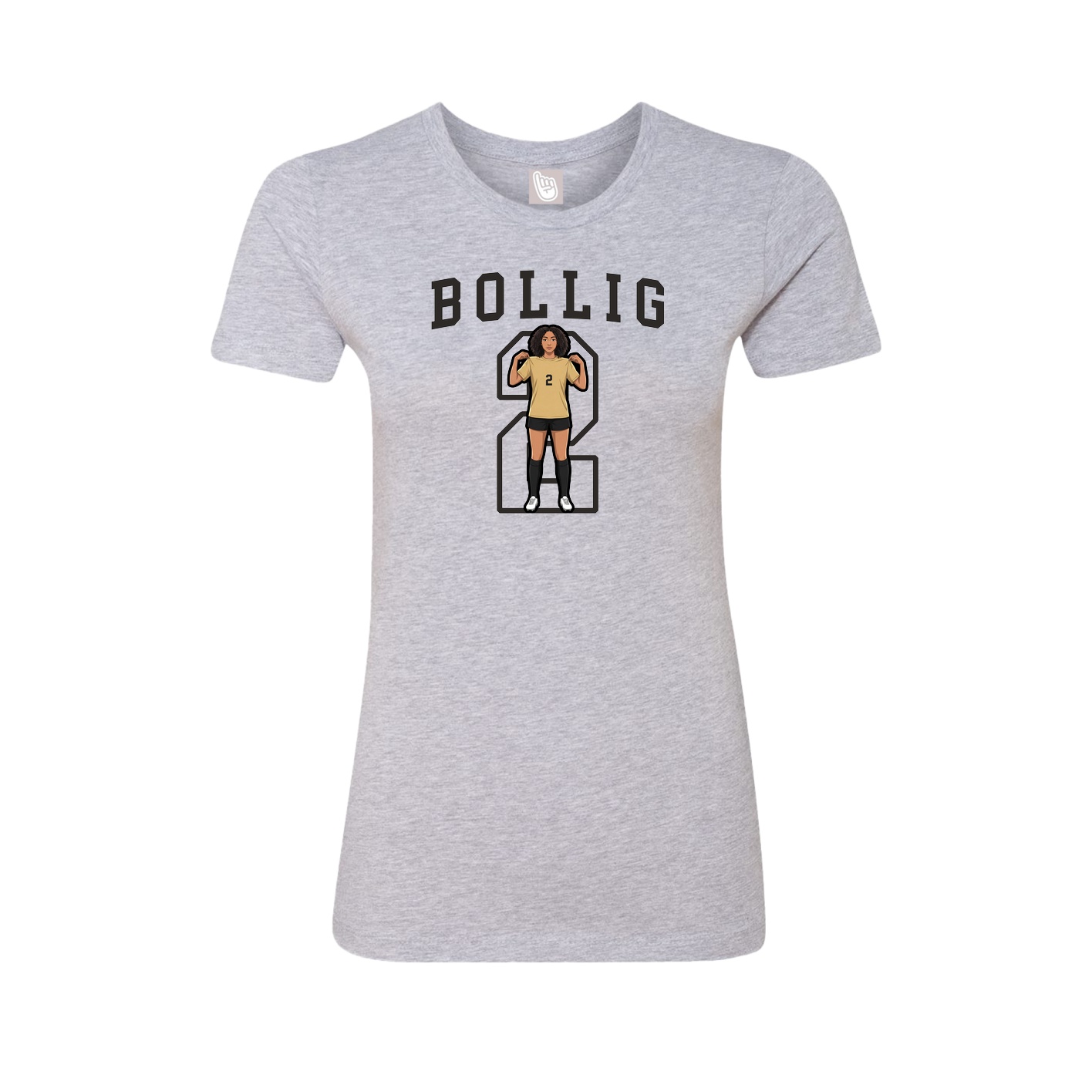 Womens Tee — Shirsey in Grey