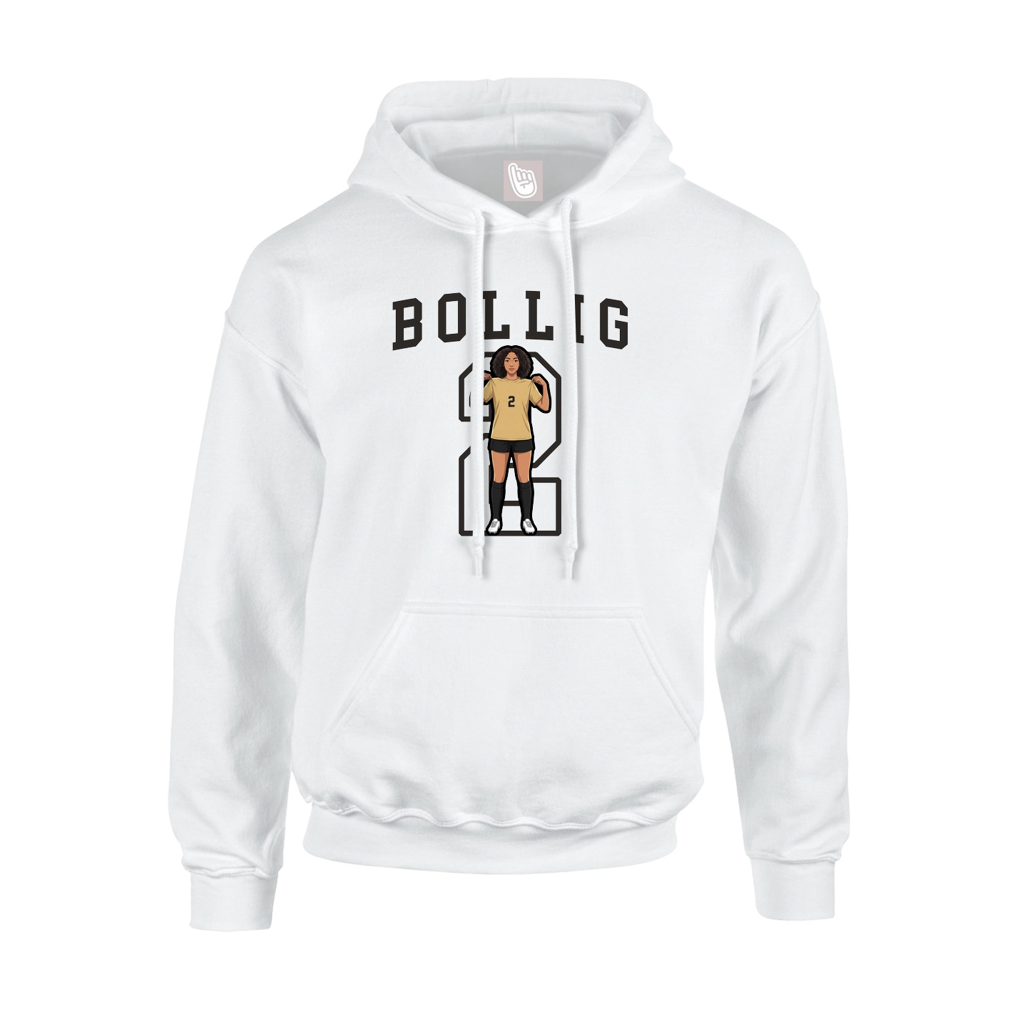 Hoodie — Shirsey in White