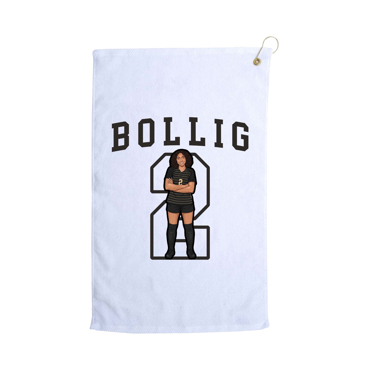 Golf Towel — Shirsey in White