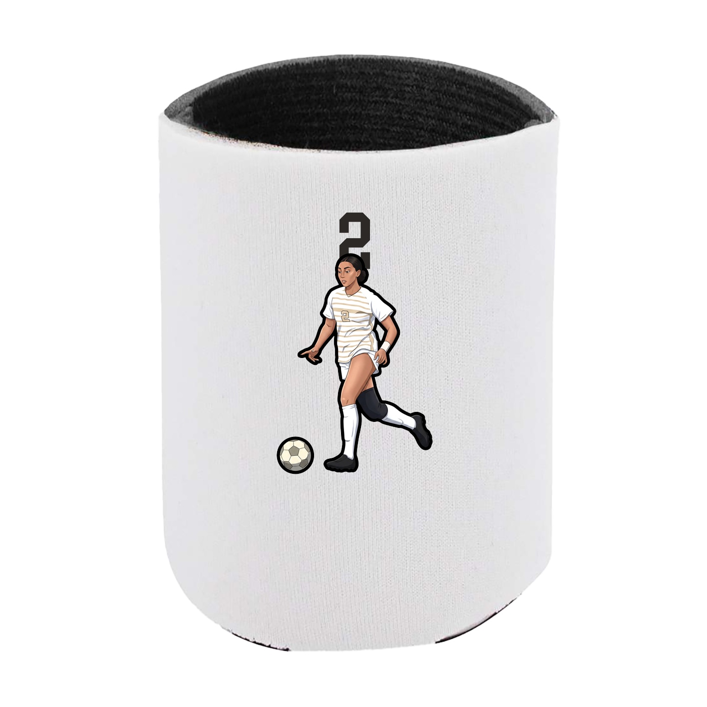 Can Holder — Number Top in White