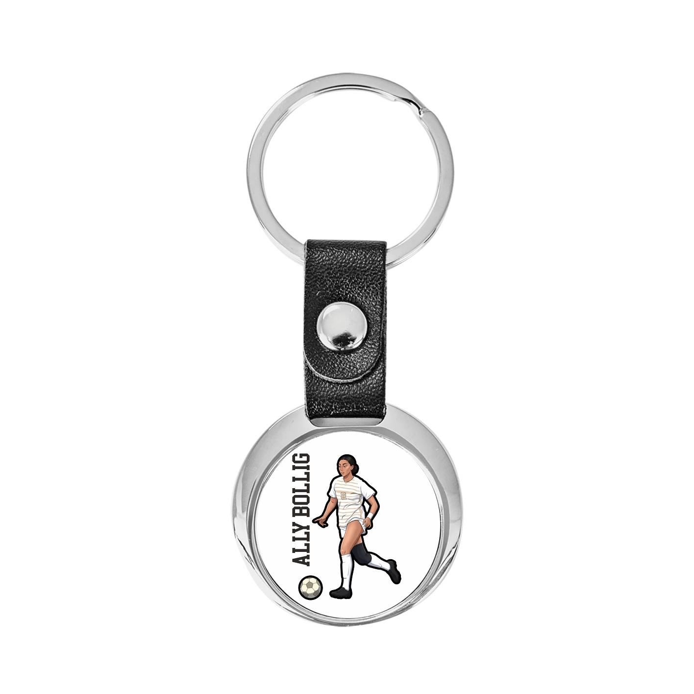 Key Chain — Name Vertical in Classic