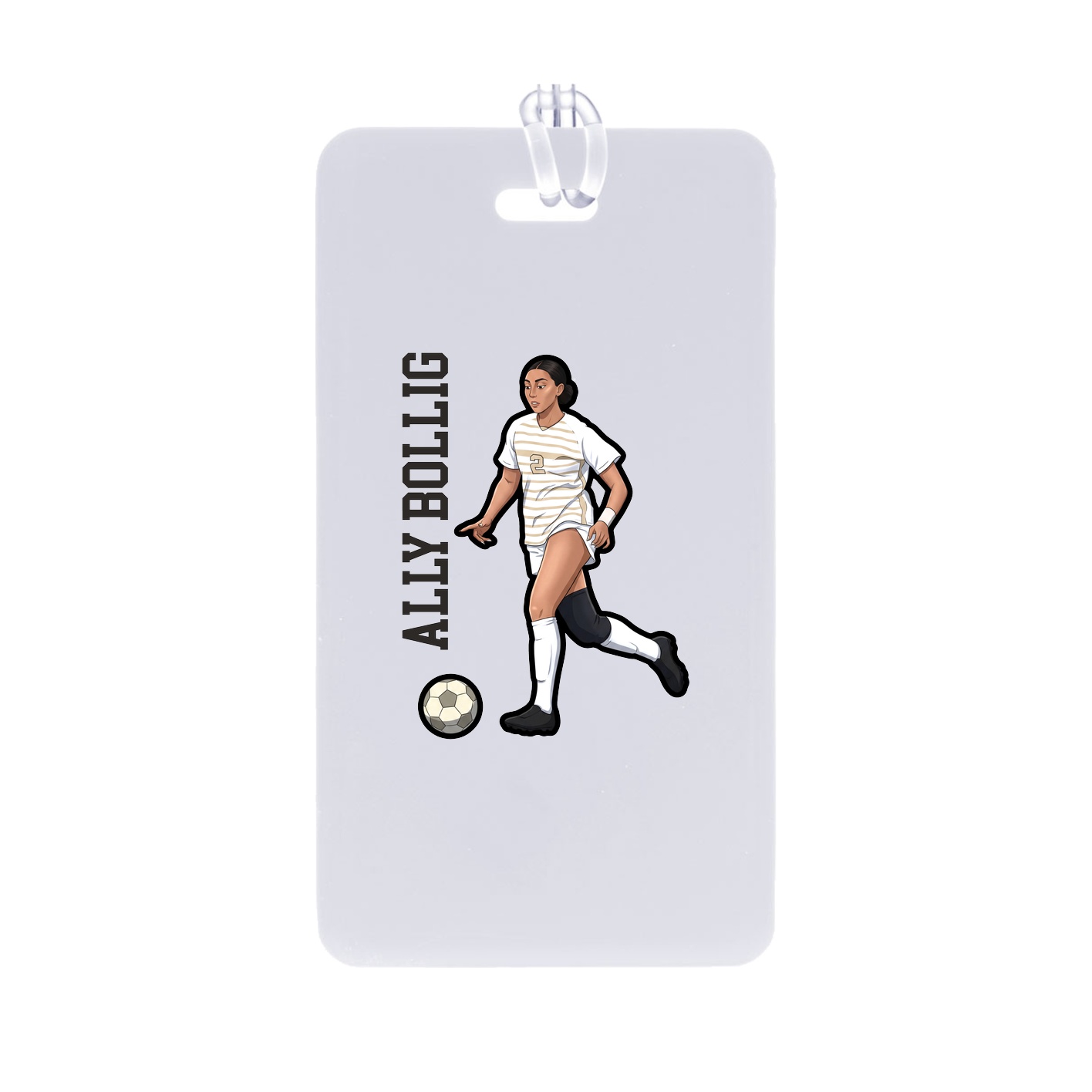 Bag Tag — Name Vertical in Classic