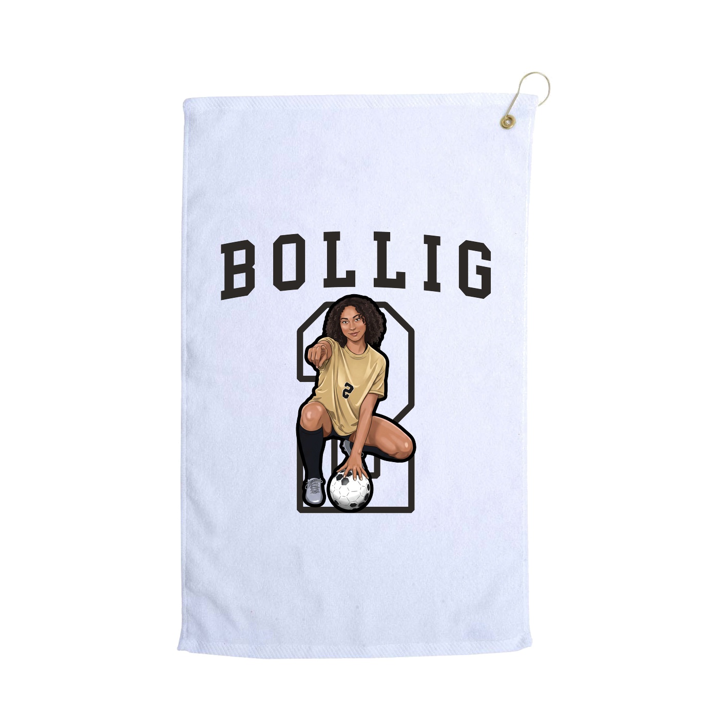 Golf Towel — Shirsey in White