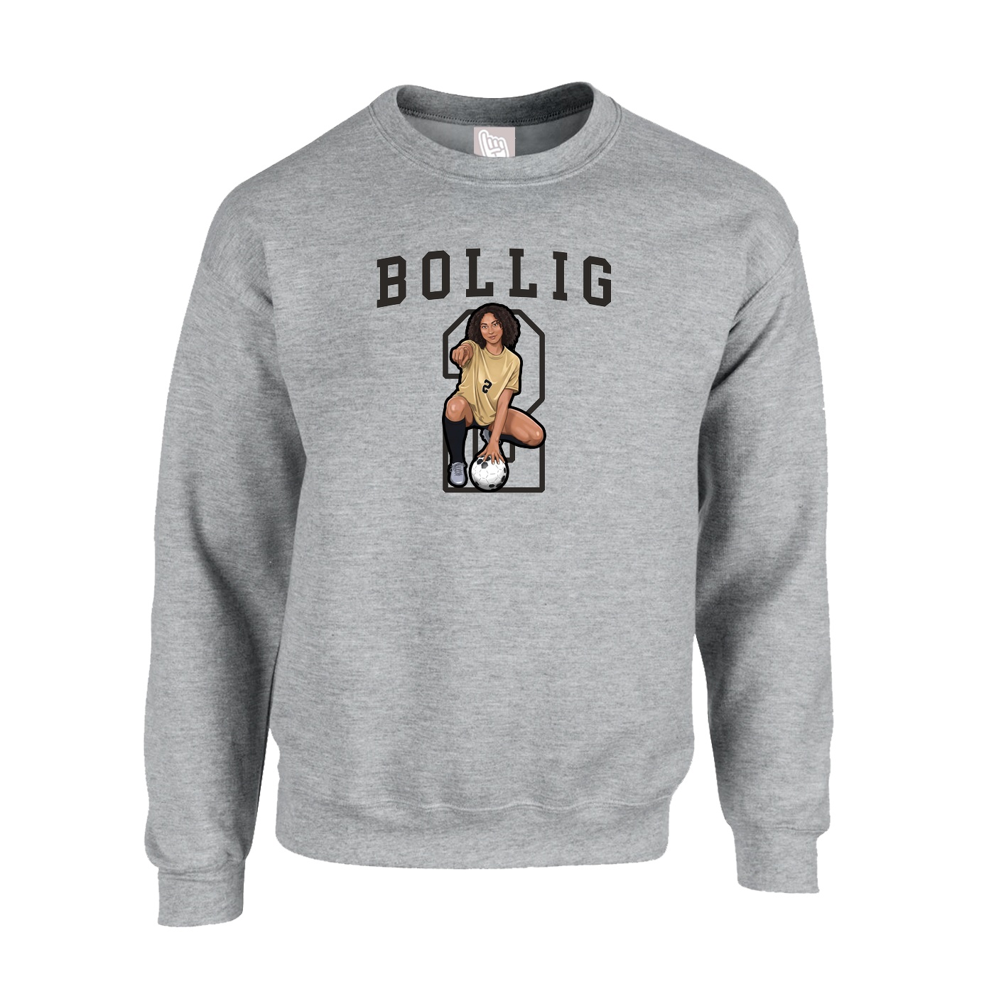 Fleece Crew — Shirsey in Grey