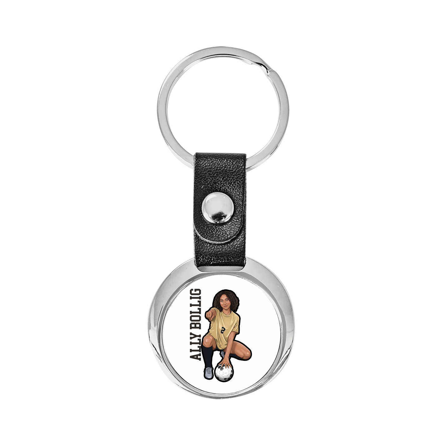 Key Chain — Name Vertical in Classic