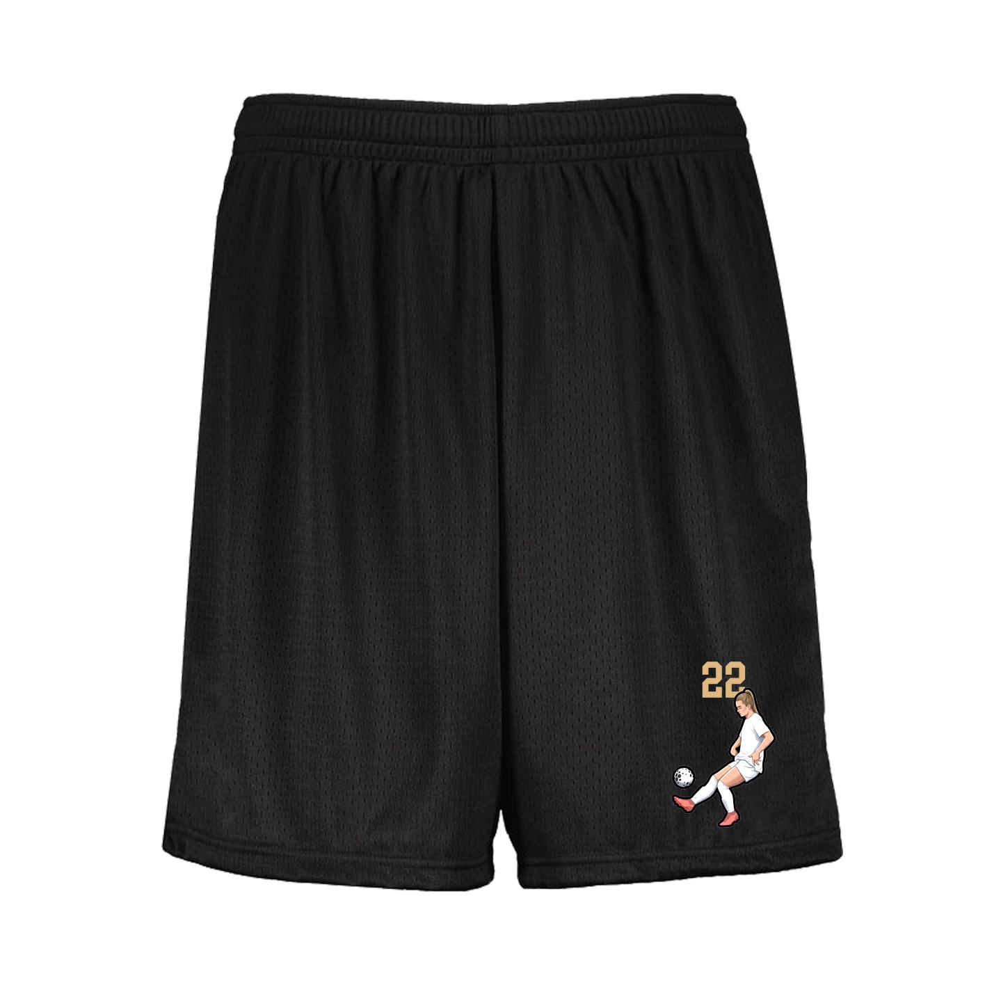 Shorts — Number Top in Black