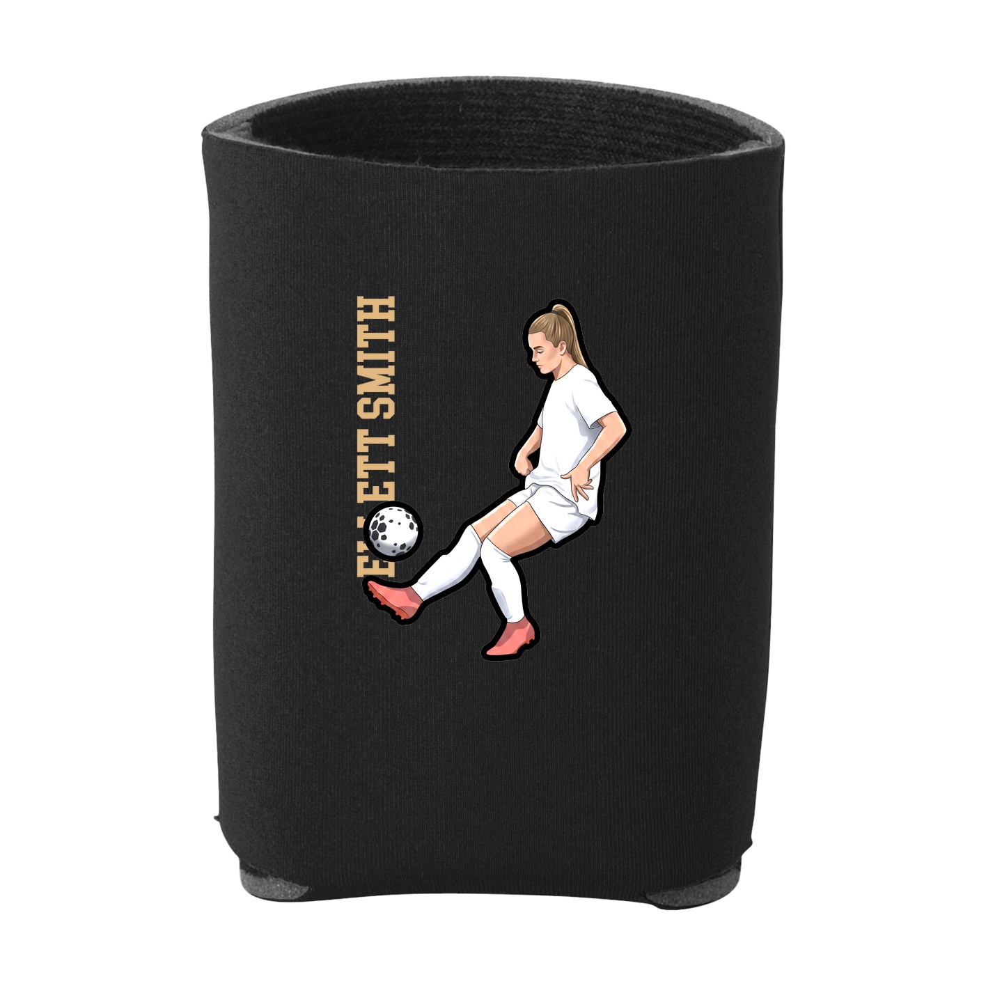 Can Holder — Name Vertical in Black