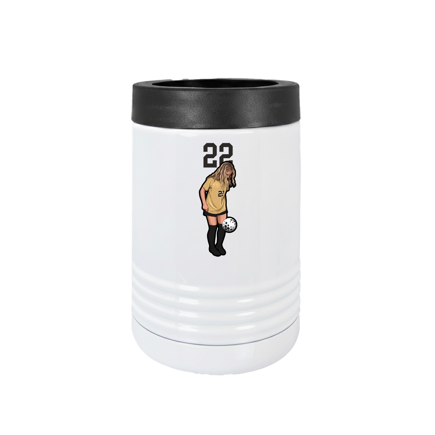 Beverage Holder — Number Top in White